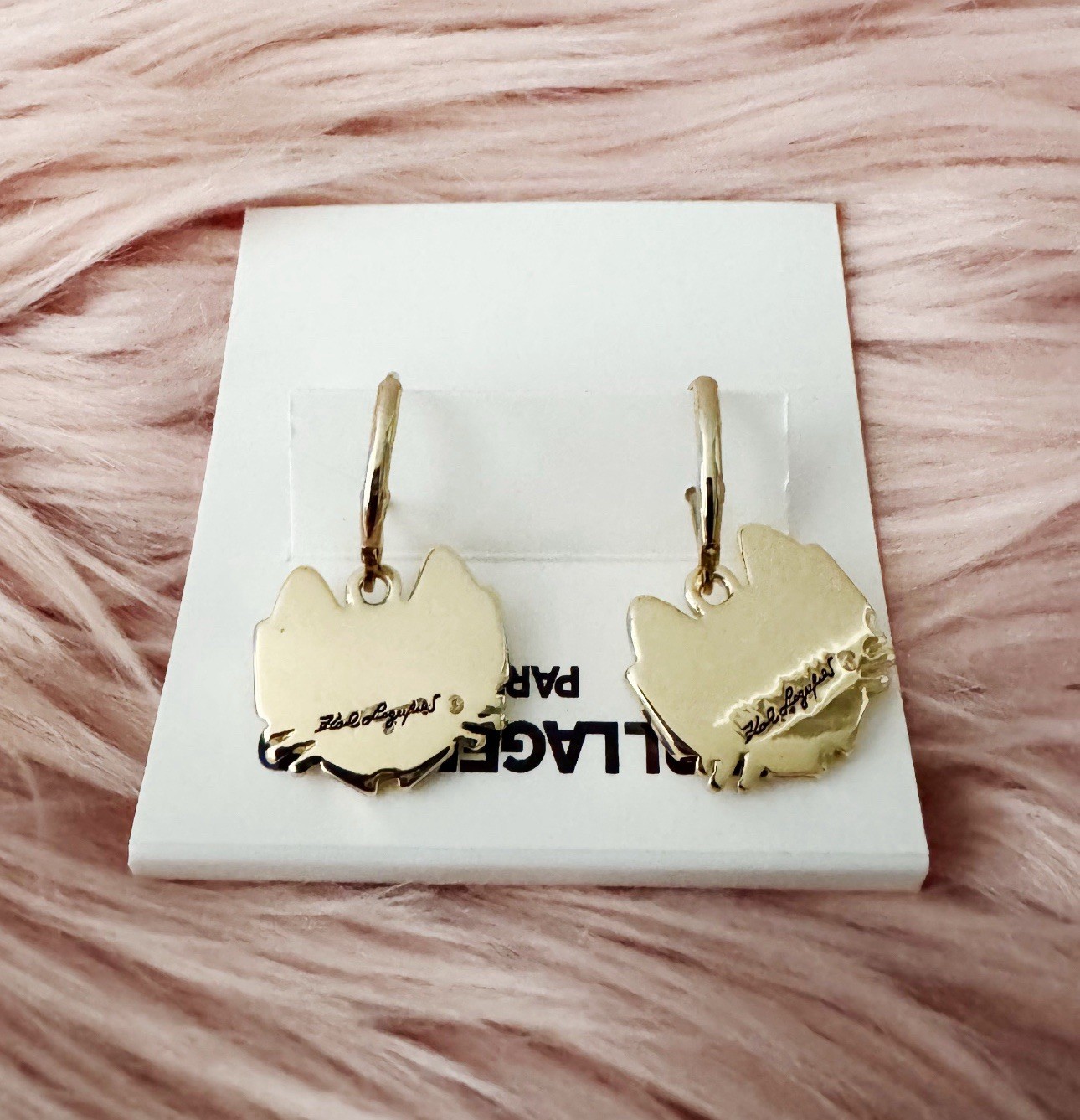 Karl Lagerfeld Paris Choupette Drop Earrings – new