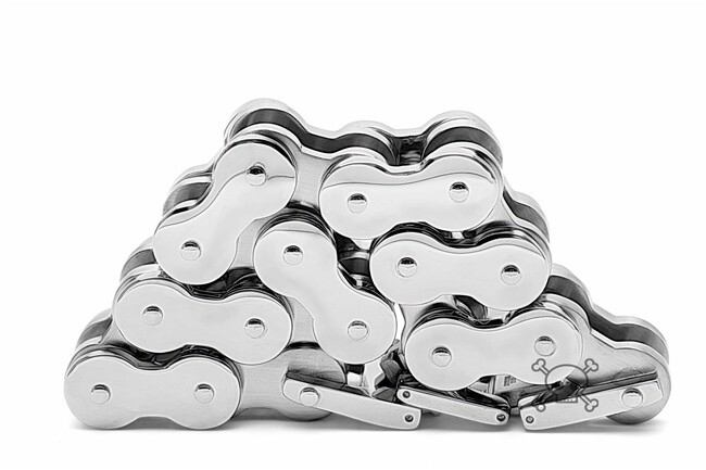 9 in X 18mm Stainless Steel Motorcycle Bike Chain Link Bracelet Gifts US Seller