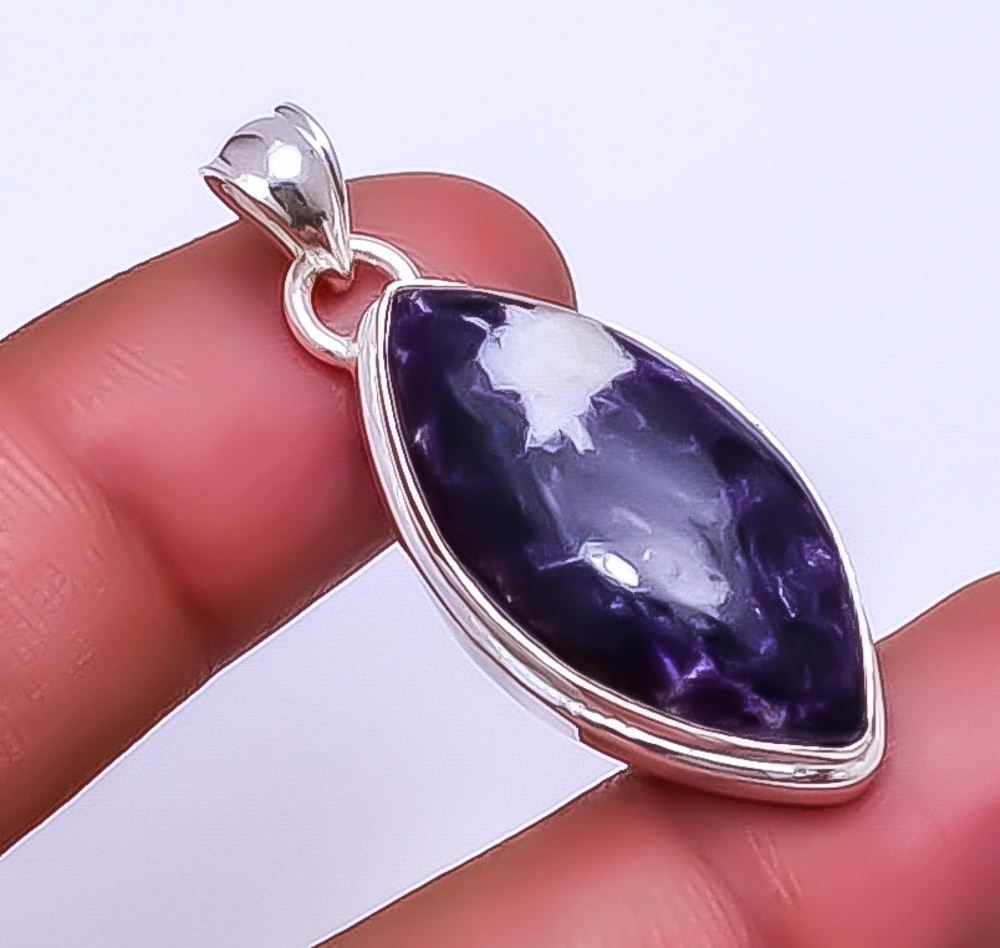 Lepidolite – San Diego 925 Sterling Silver Jewelry Pendant 1.64″ P_9359_148_41