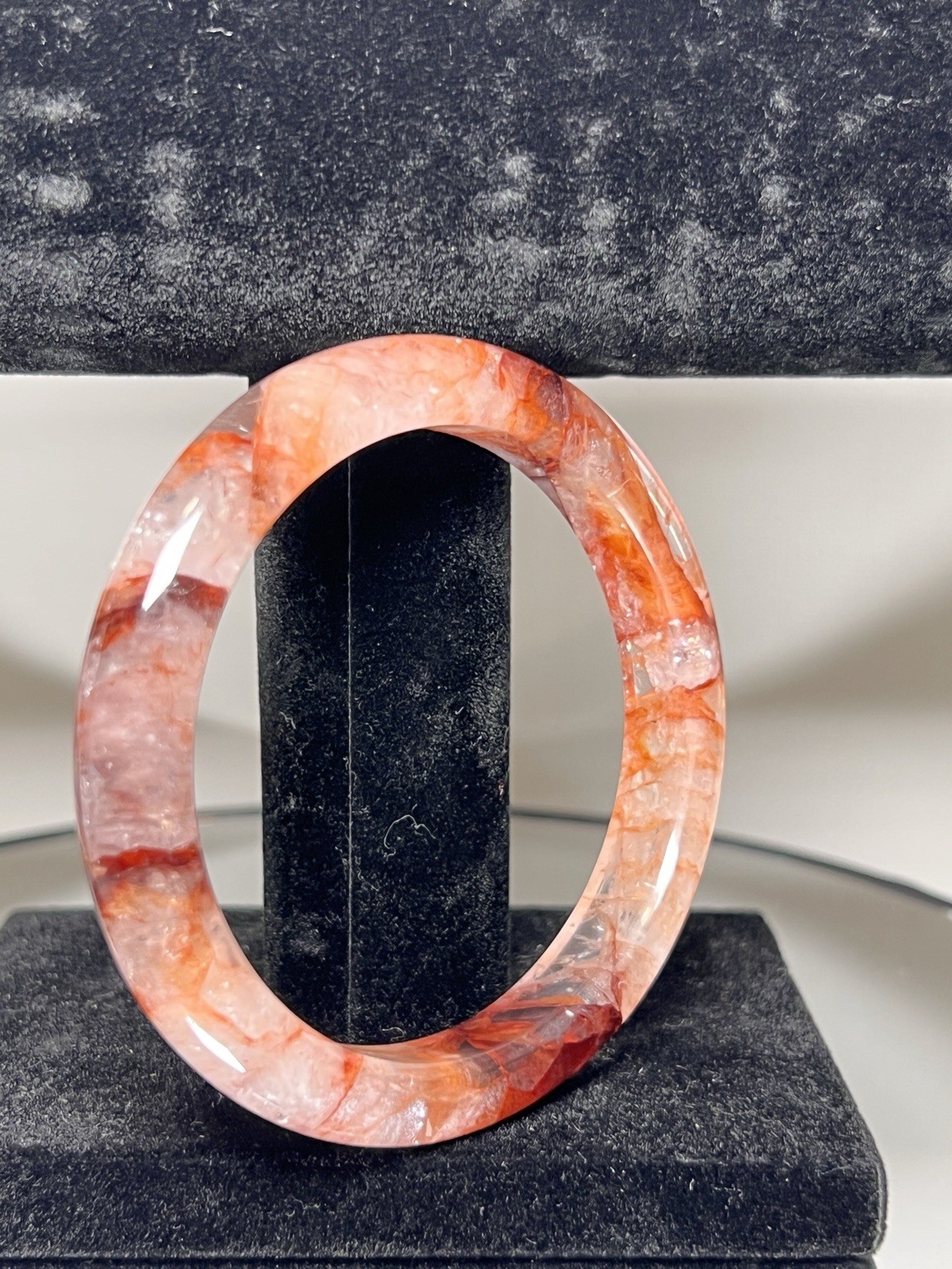 Fire Quartz Bangle Inner Diameter Size 60m -See Description & Pics For More Info