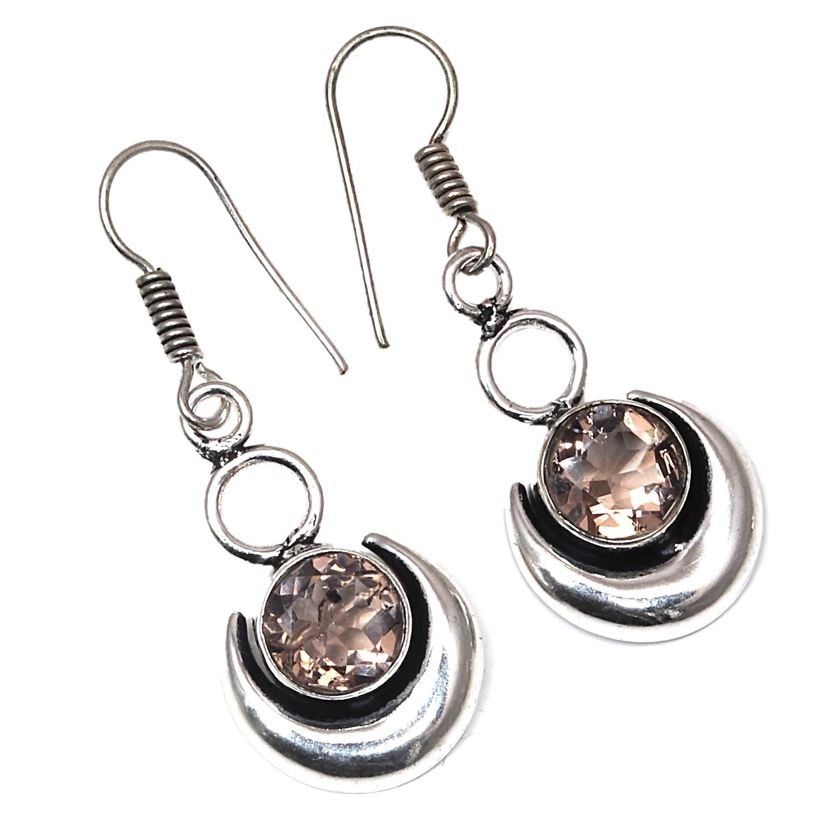 Smoky Quartz Gemstone Handmade Ethnic Jewelry Necklace Set 18-20”