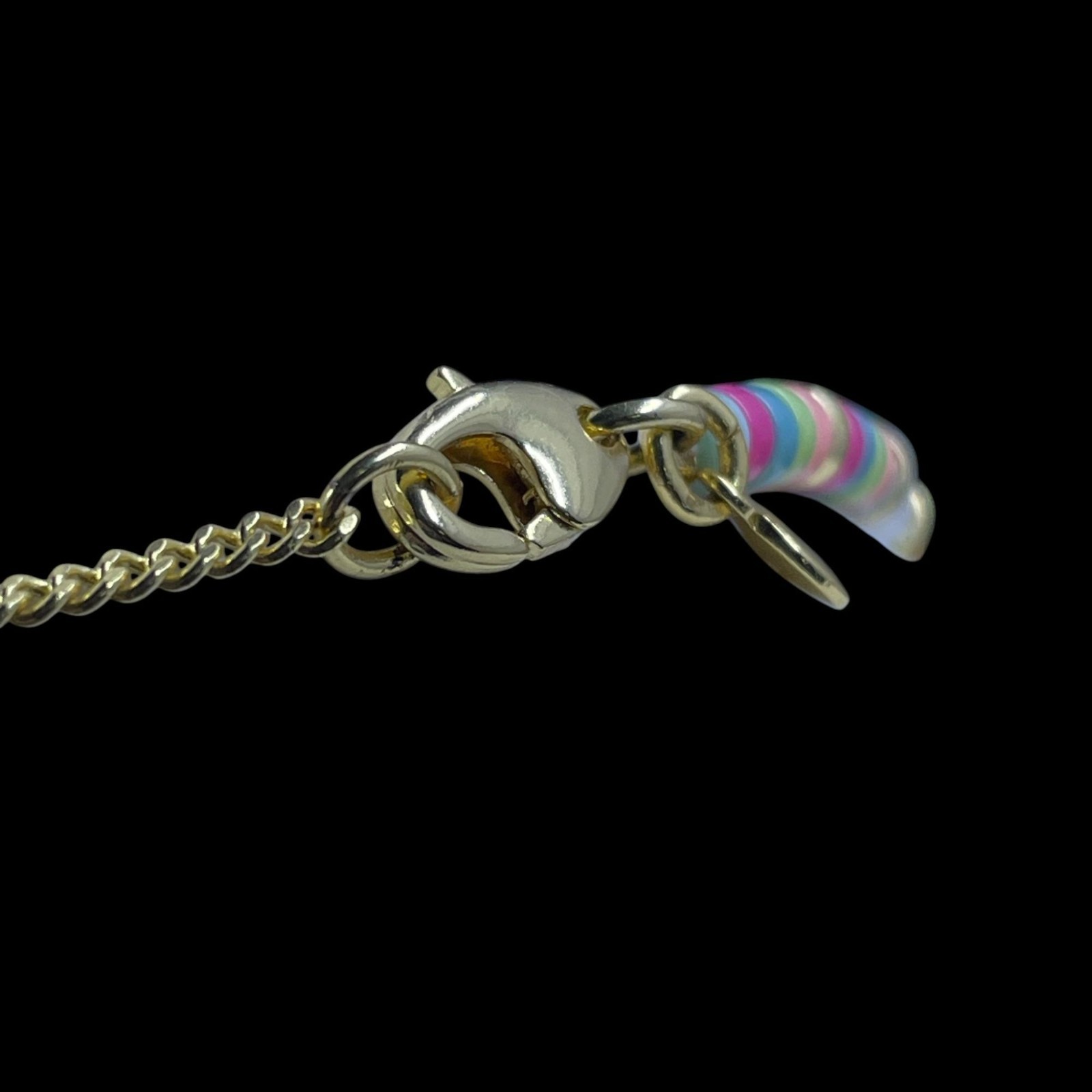 Mudd Colorful Beaded CIAO Necklace Kidcore Kawaii Y2K Rainbow Trendy Cute