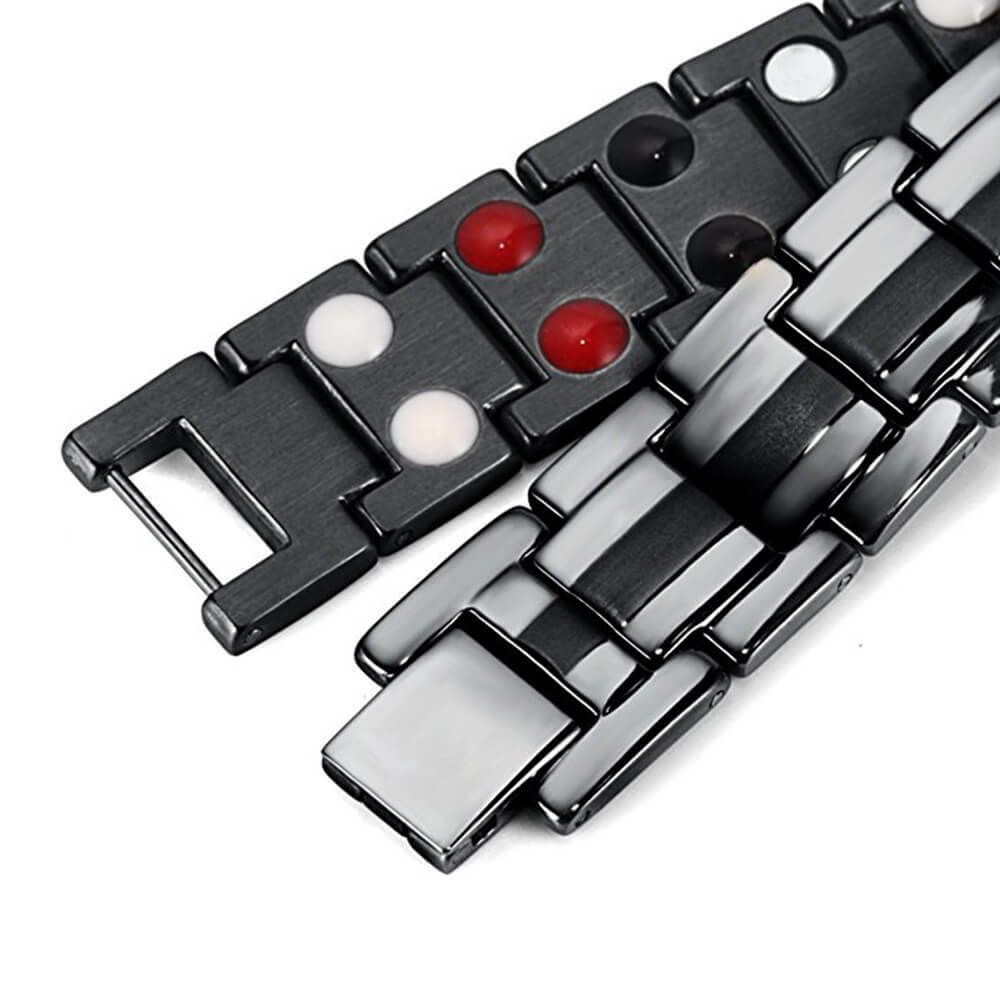 Titanium Magnetic Bracelet Men Women Arthritis Pain Relief Balance Stress Energy