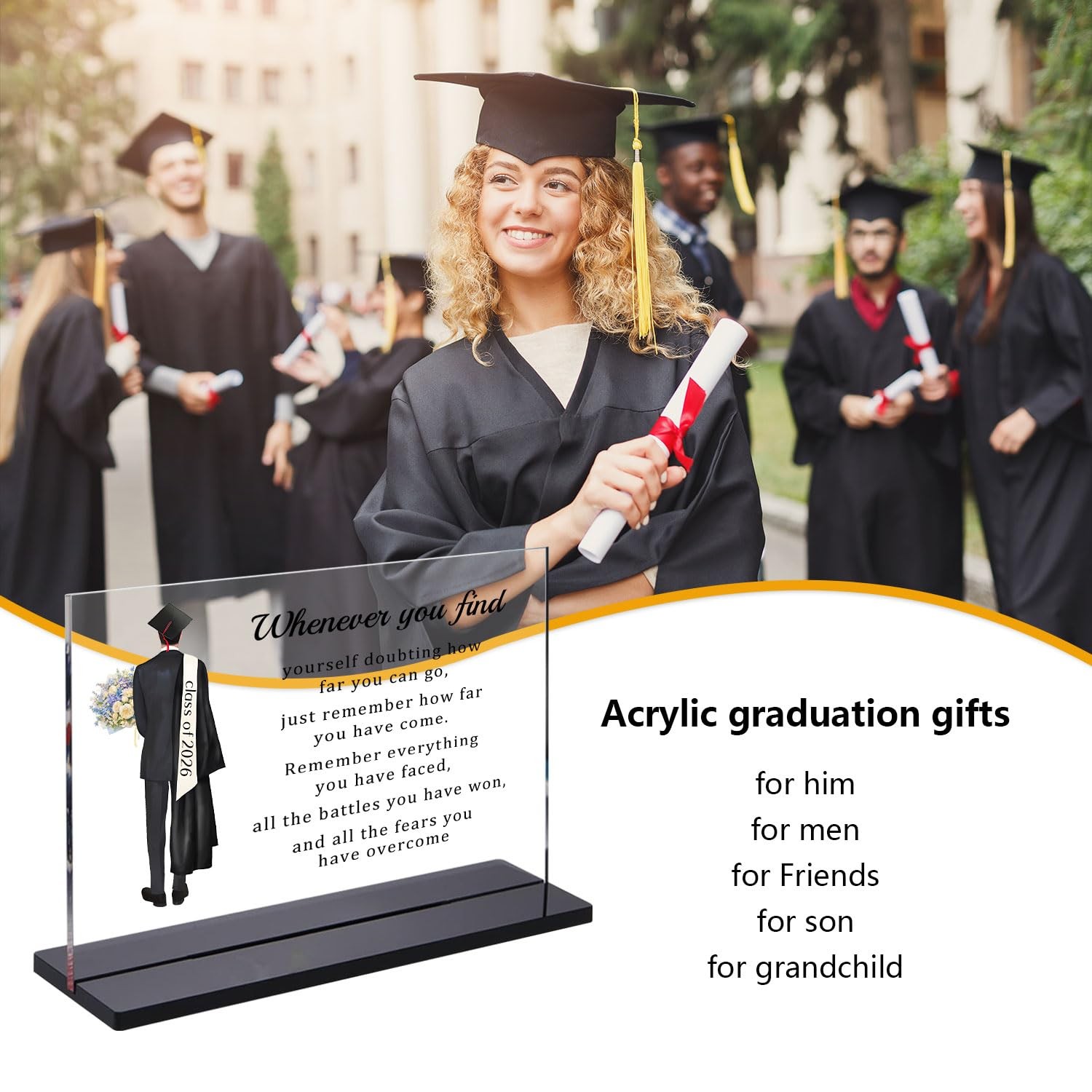 Graduation Gifts for Her Him Class of 2026 Daughter Son Birthday Women Men