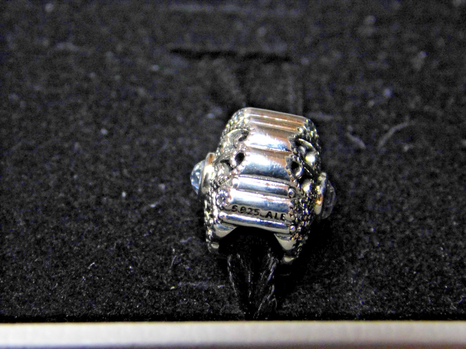 Authentic Pandora FAIRYTALE BLOOM Clear Charm 791961CZ RETIRED