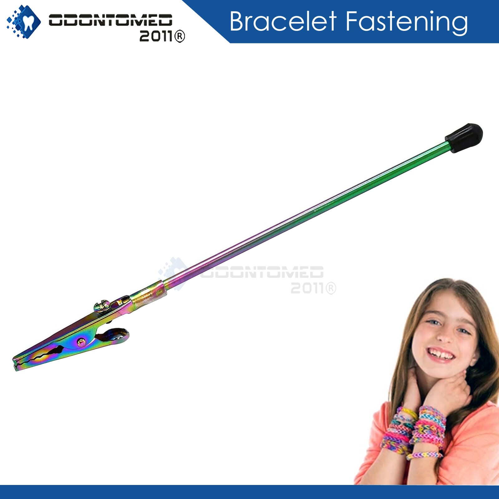 Bracelet Buddy Jewelry Fastening Helper Arthritis Aid 6″ Inches Titanium Rainbow