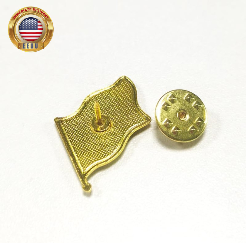 Country Flag Brooch Metal Alloy Souvenir Pin Shirt Hat Backpack Jewelry Accessor