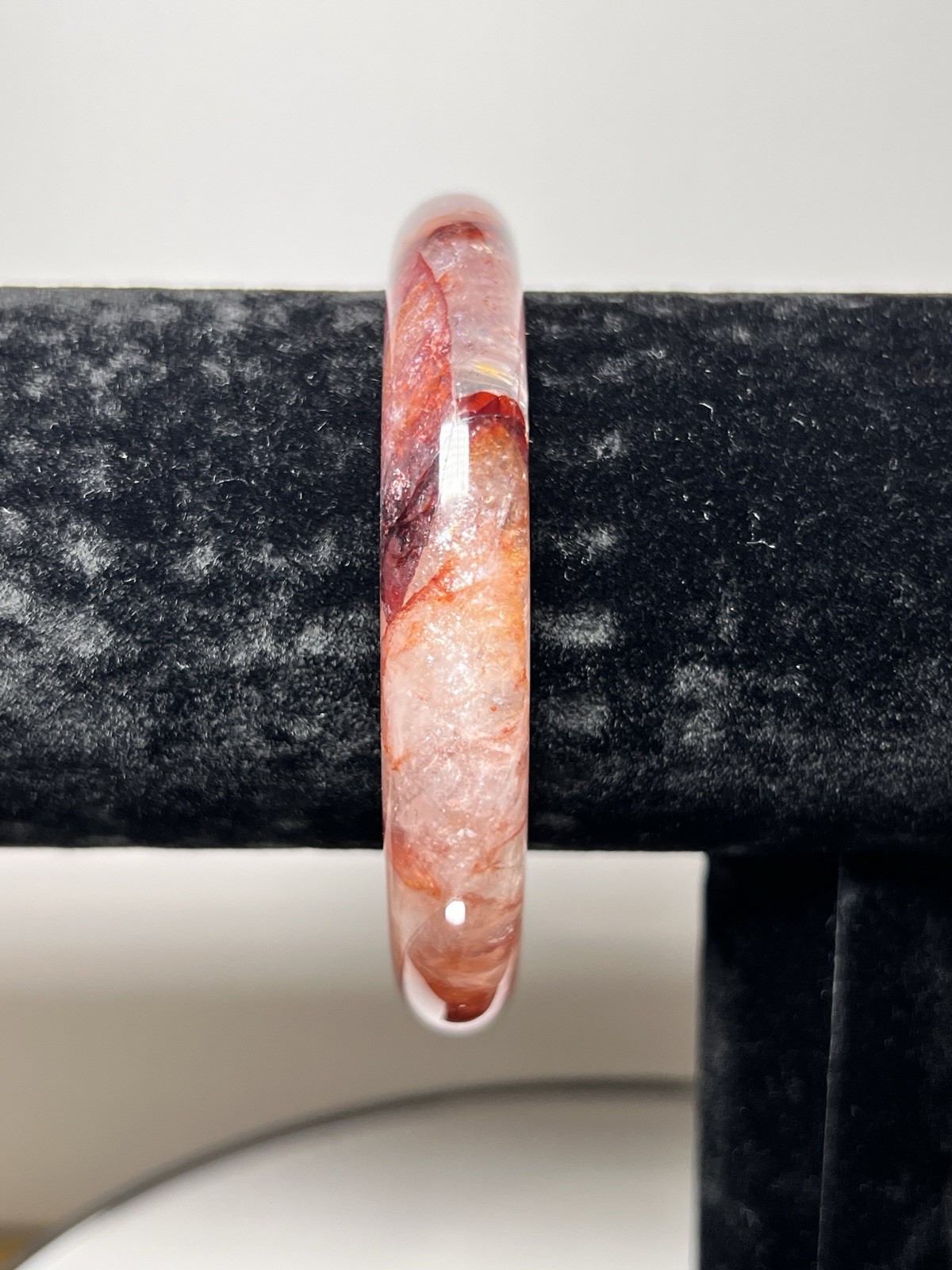 Fire Quartz Bangle Inner Diameter Size 60m -See Description & Pics For More Info