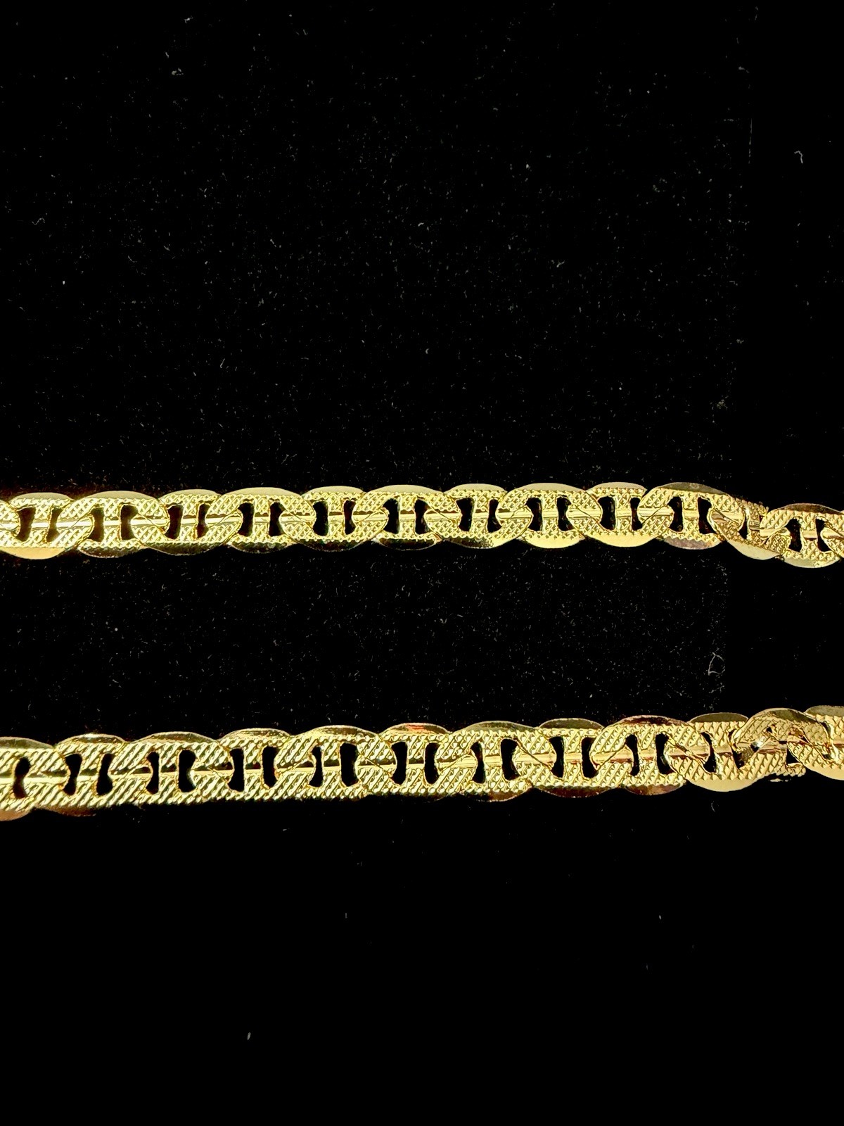 REAL 14K Stamped Gold Filled Diamond Cut Mariner 24in 6MM BRAND NEW