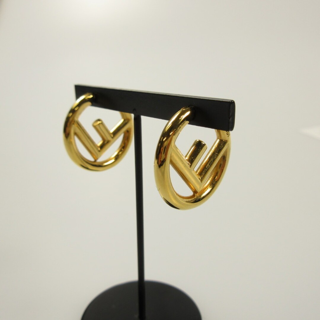 Fendi F is Fendi Earrings Gold Color Used Authentic From JPN