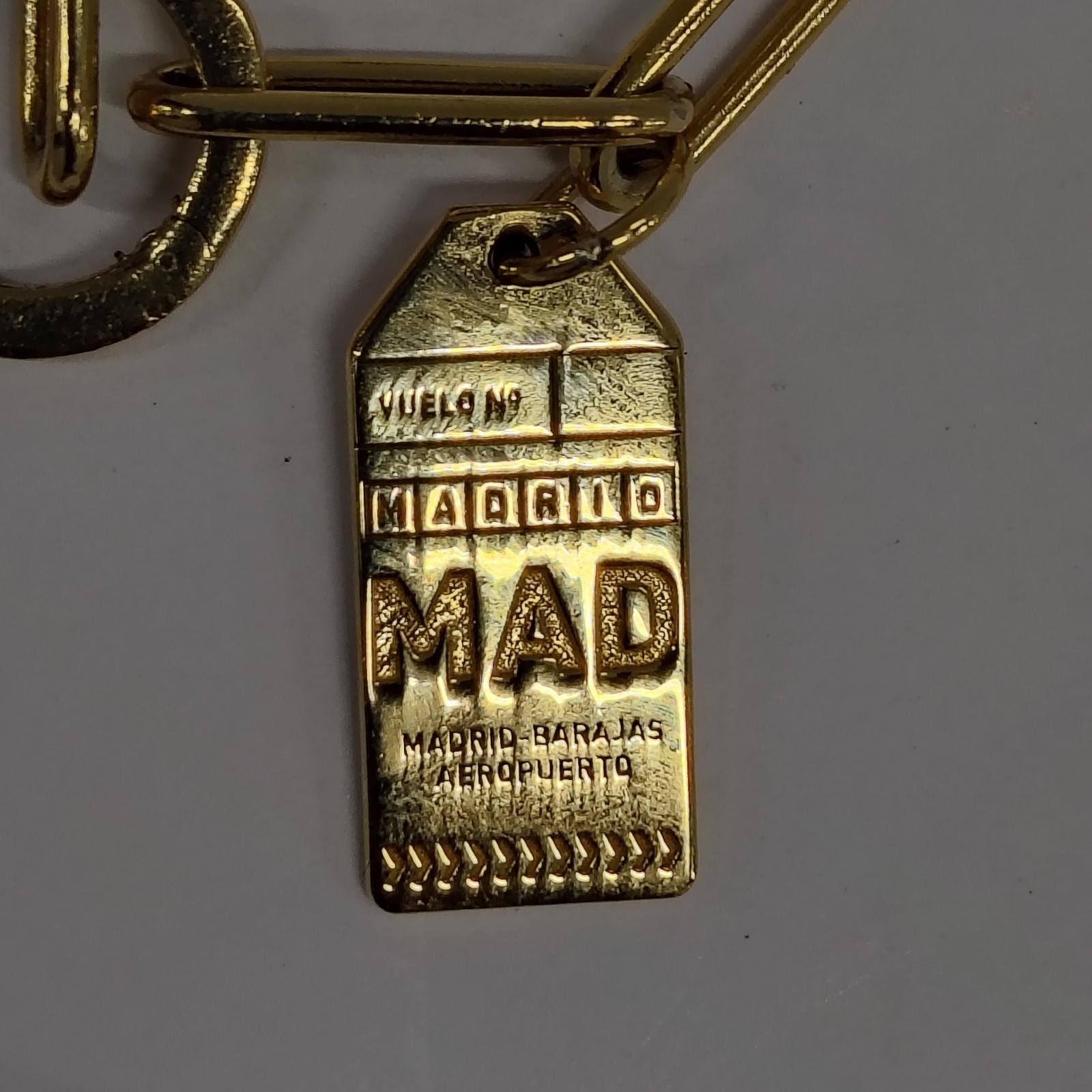 Jet Set Candy JSC 925 Gold Vermeil The Daily 360 Luggage Tag Charm Bracelet 25g