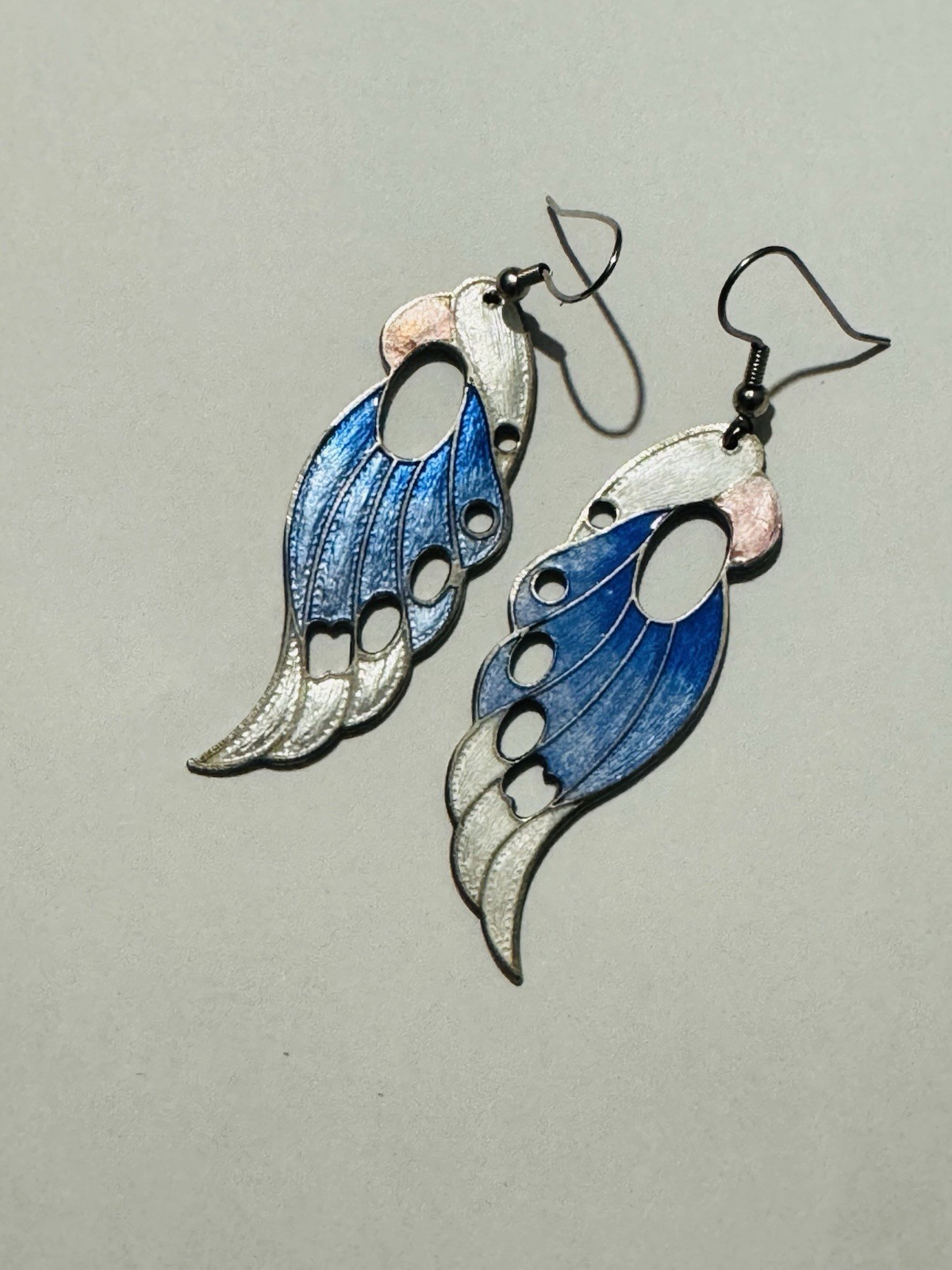 Handmade Cute Bird Dangle Earrings Dainty Sparrow Animal Charm Drop Gift