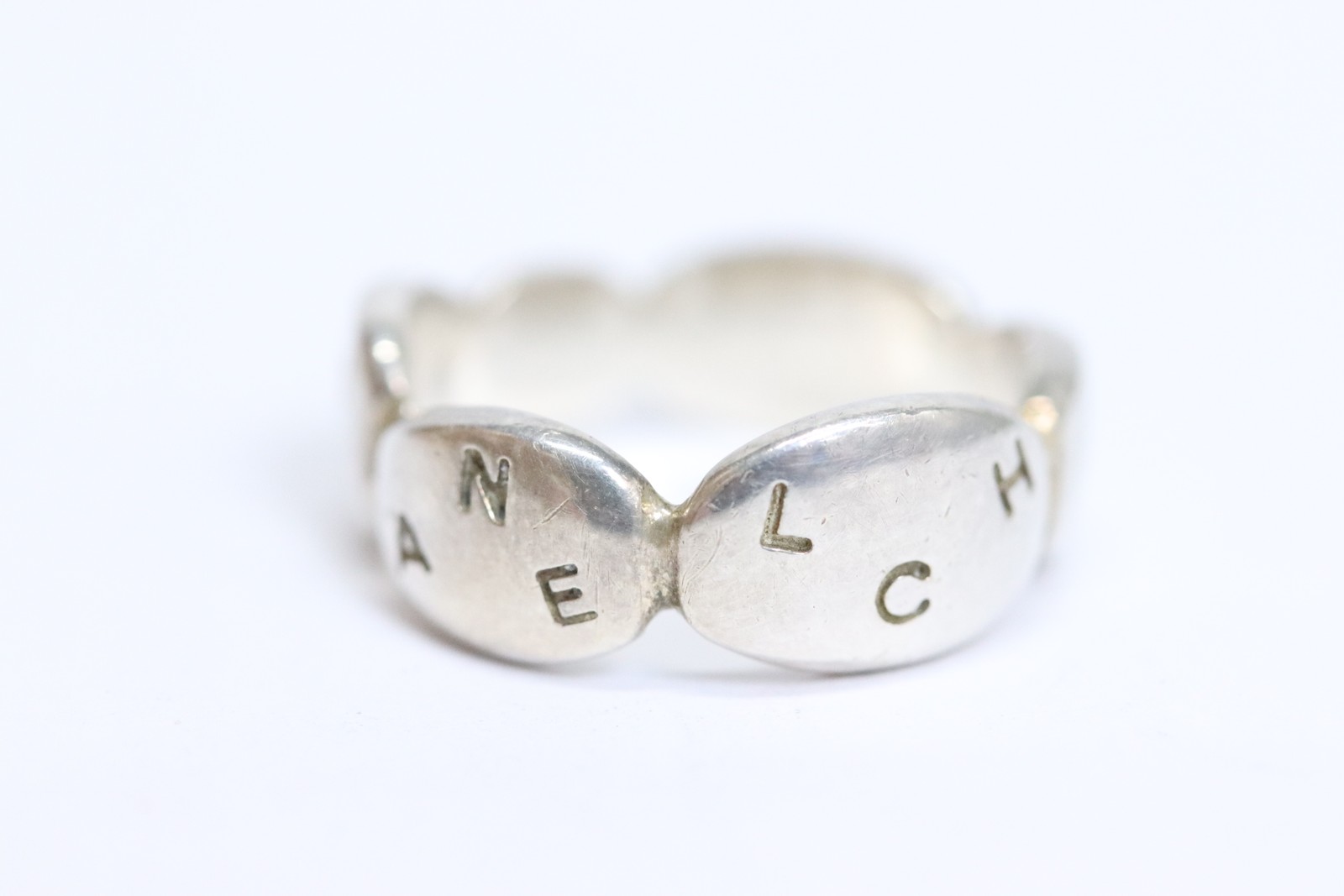 Chanel Silver 925 Ring US5 With Case From Japan 218 6430199