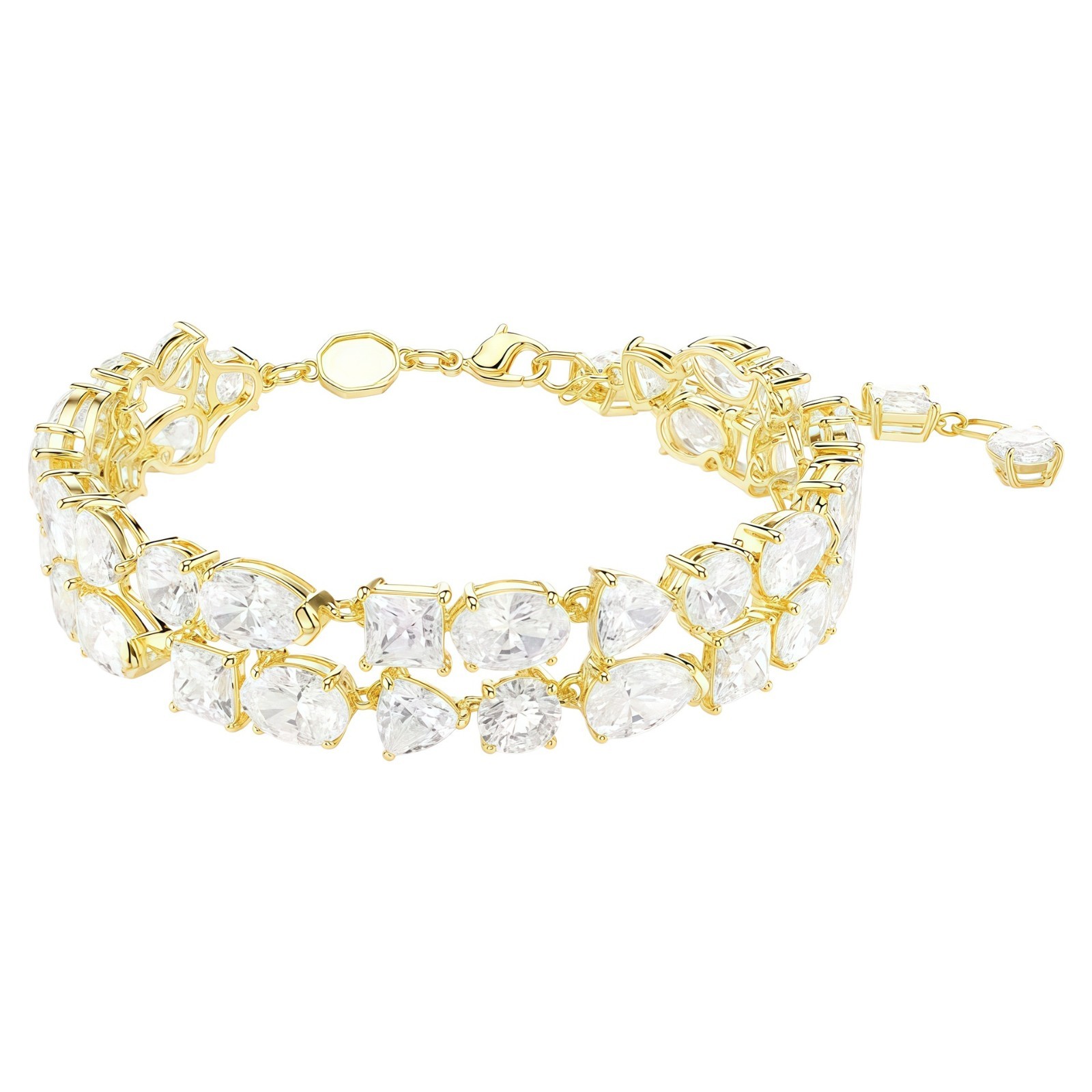 Swarovski Necklace bracelet – Luxury Heart-Shaped Inlay Jewelry for Women