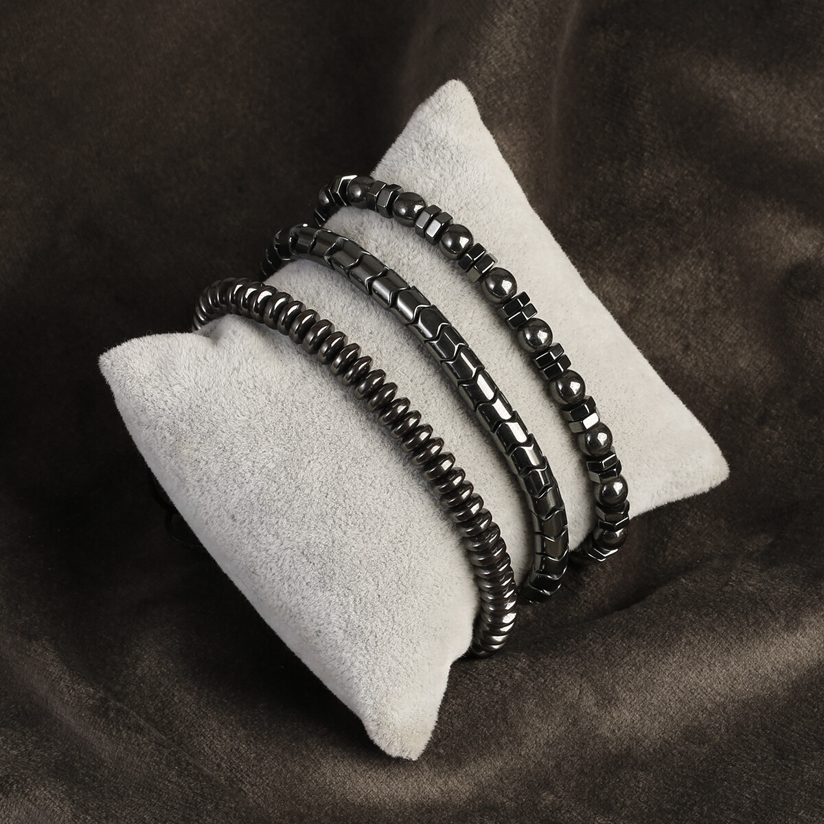 Energy Hematite Bead Healing Bracelet Braided Therapy Care Weight Loss Bracelets