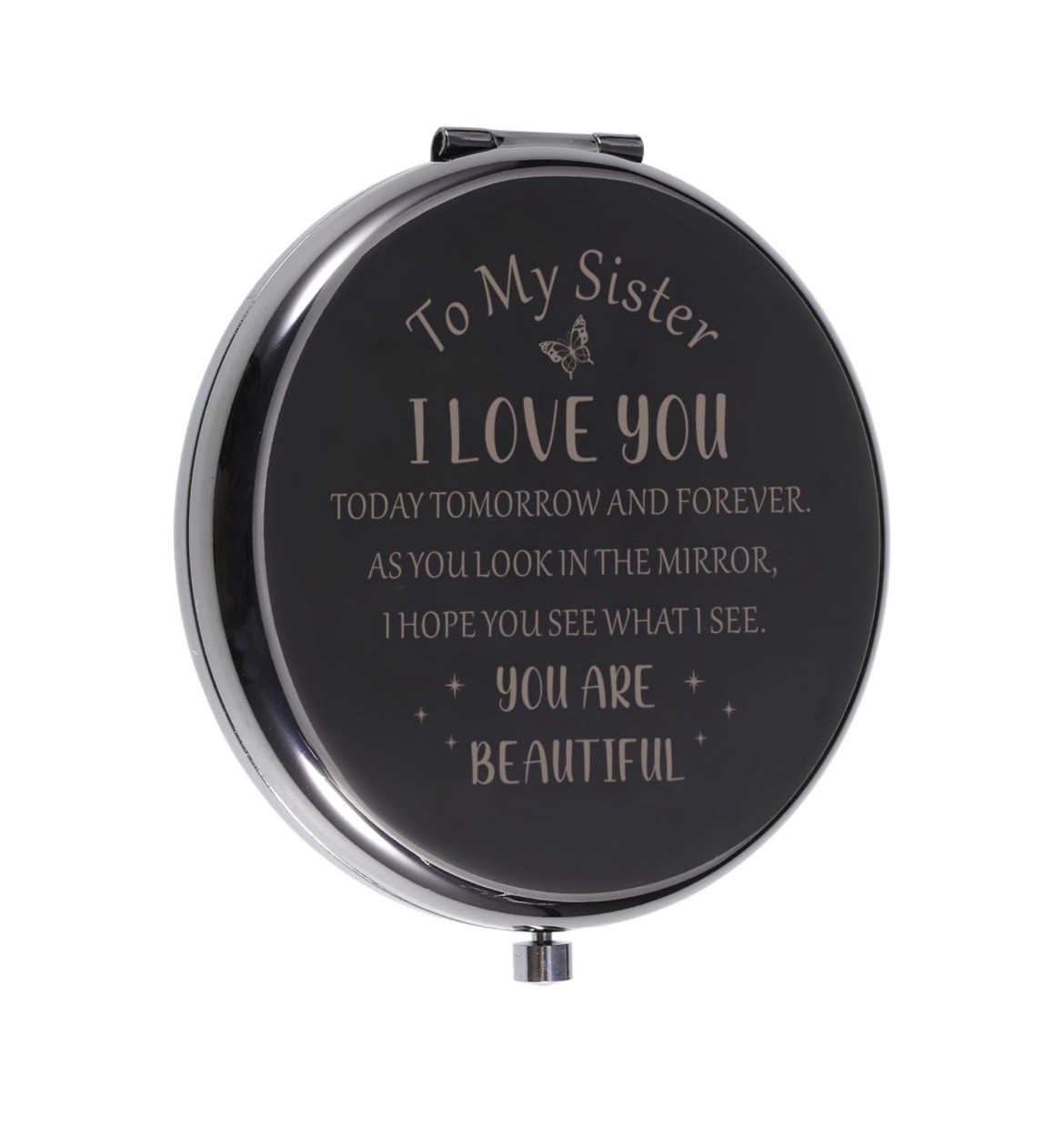 Sisters Gifts from Sister Compact Mirror for Women Birthday Gifts for Women
