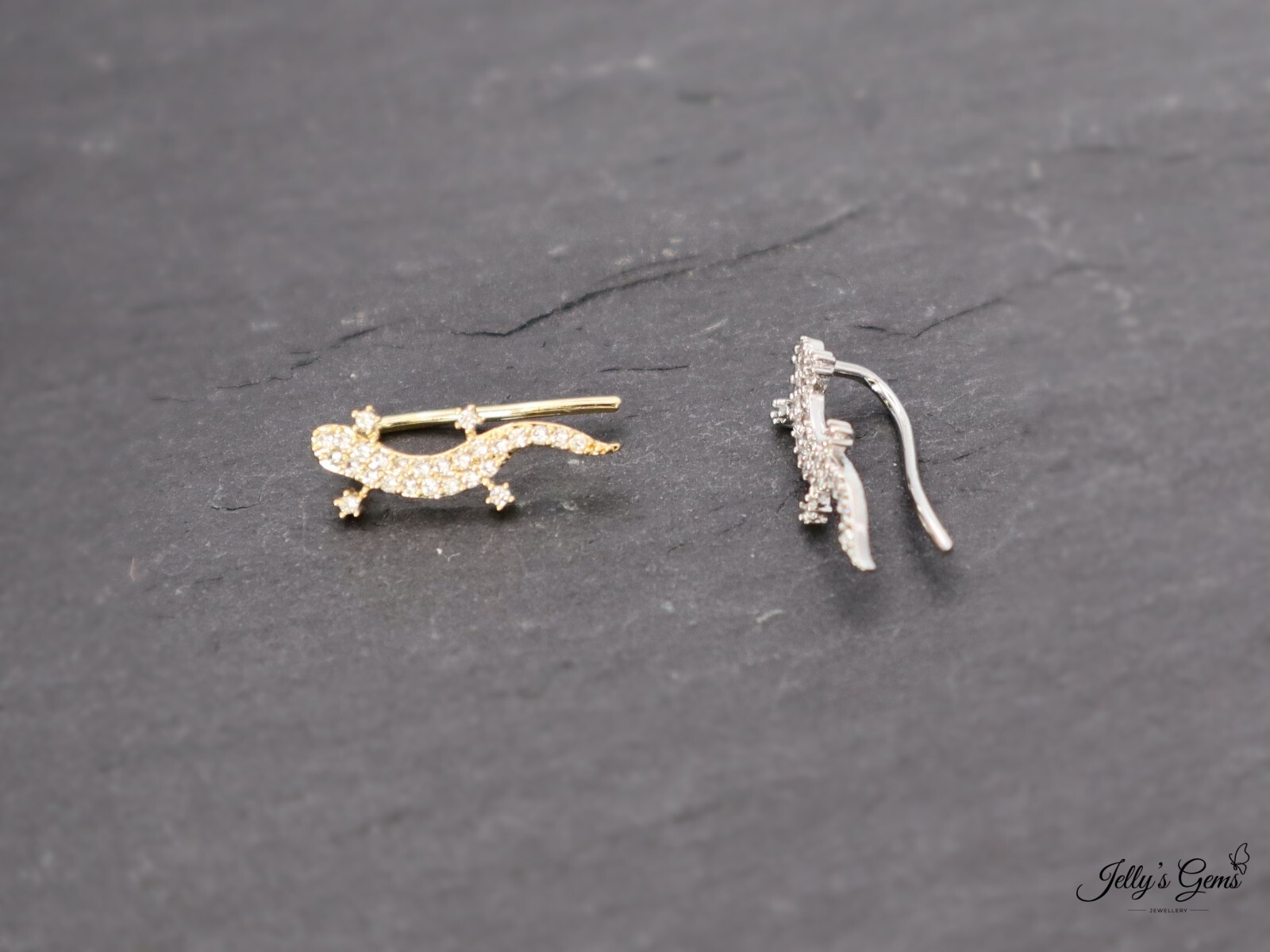Lizard Crawler Gold Silver Cartilage Helix Lobe Tragus Conch Earring Gift UK