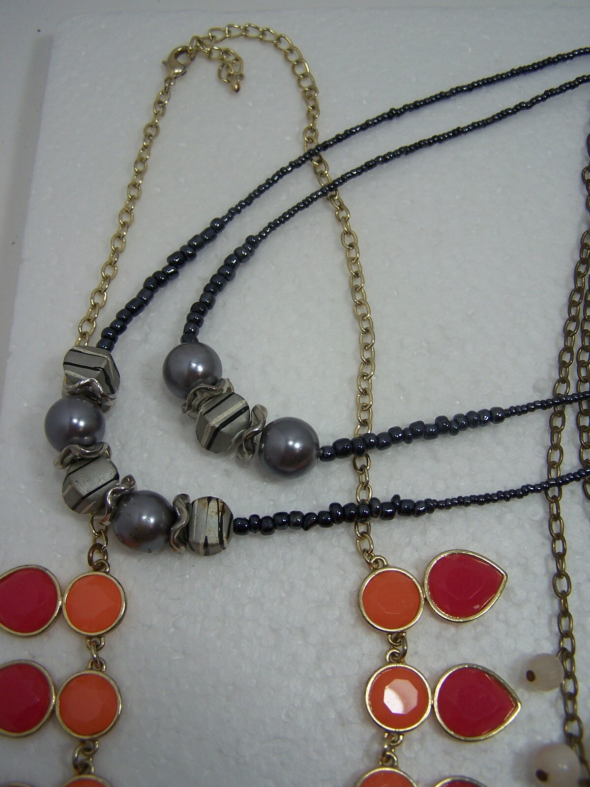 Lot of 3 Any Occasion Fashion Beaded Necklaces