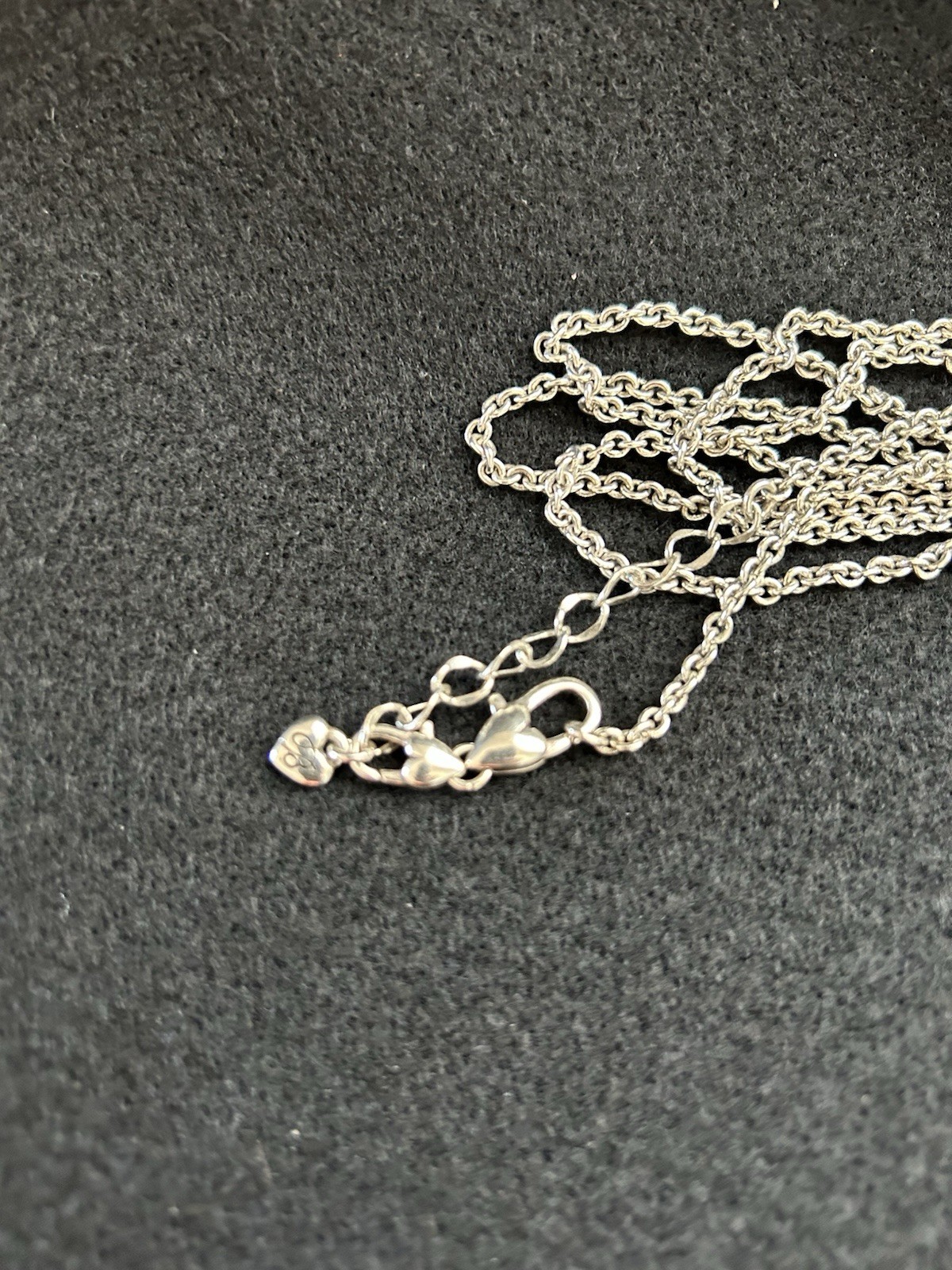 Brighton Silver Tone Ethiopian Cross Charm Pendant Necklace Cable Chain