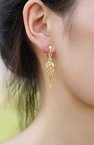 15 Pairs Lightweight Gold Clip-On Earrings Set for Women, Fashion Jewelry Collec