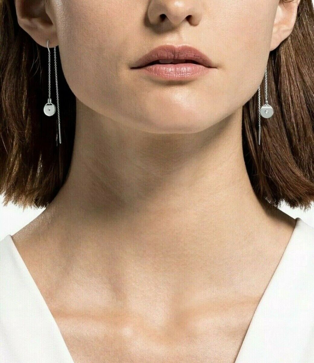 Swarovski Ginger Drop Earrings #5548108 2.5 inches New in Box $95 Authentic