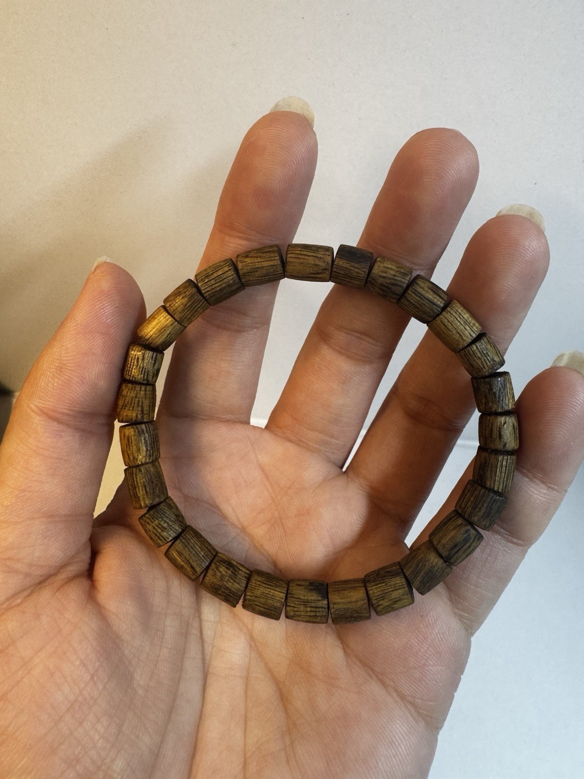 AAA quarlity Chenxiang 6.5mm Beaded Agarwood Bracelet New in box free shipping