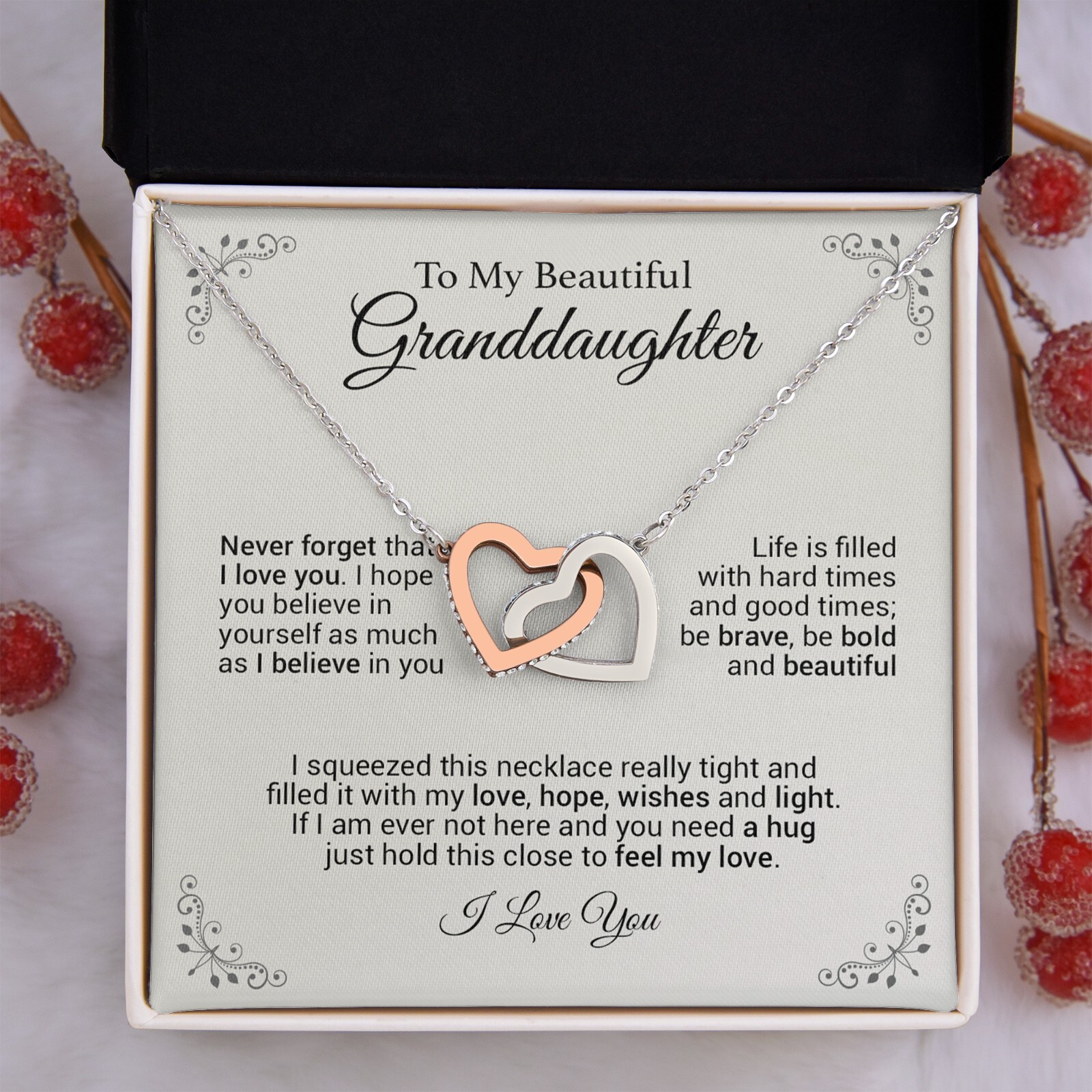 To My Granddaughter, Gift For Granddaughter, Granddaughter Gift from Grandma