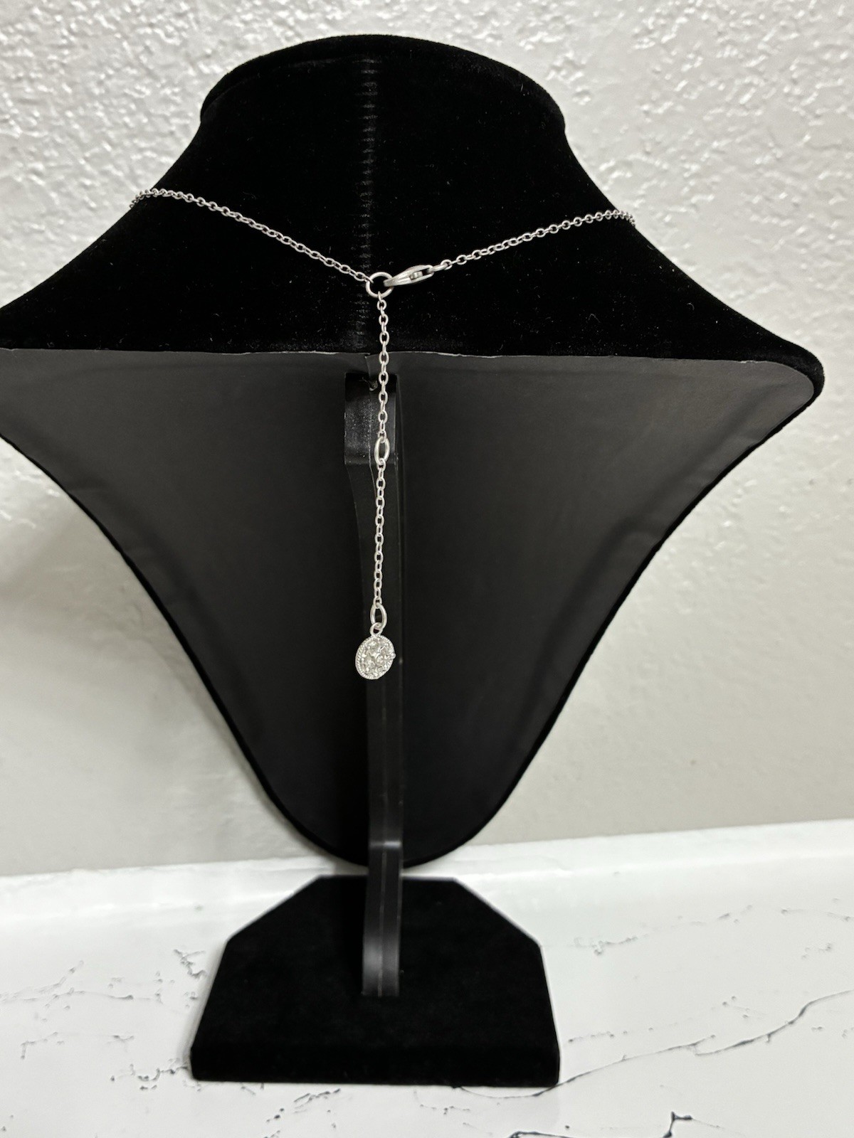 FREIDA ROTHMAN cross necklace 16” 14 Karat matte gold