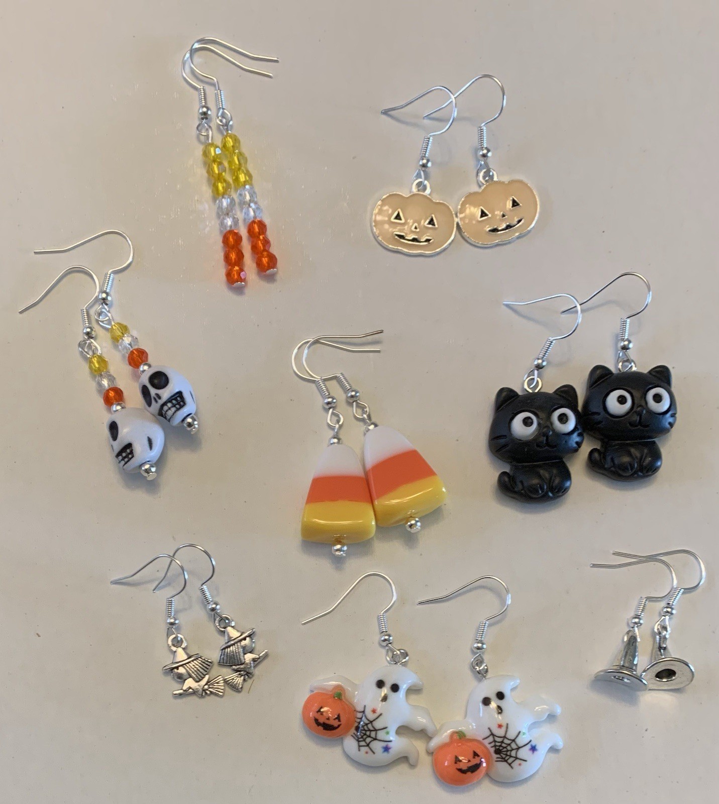 LOT Of 8 Pair Halloween Earrings