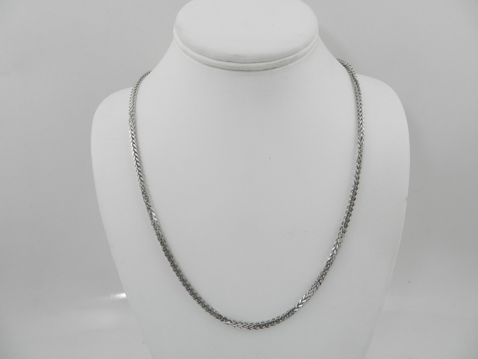 GIANI BERNINI Wheat Link 24″ Chain Necklace (2-1/2mm) in Sterling Silver