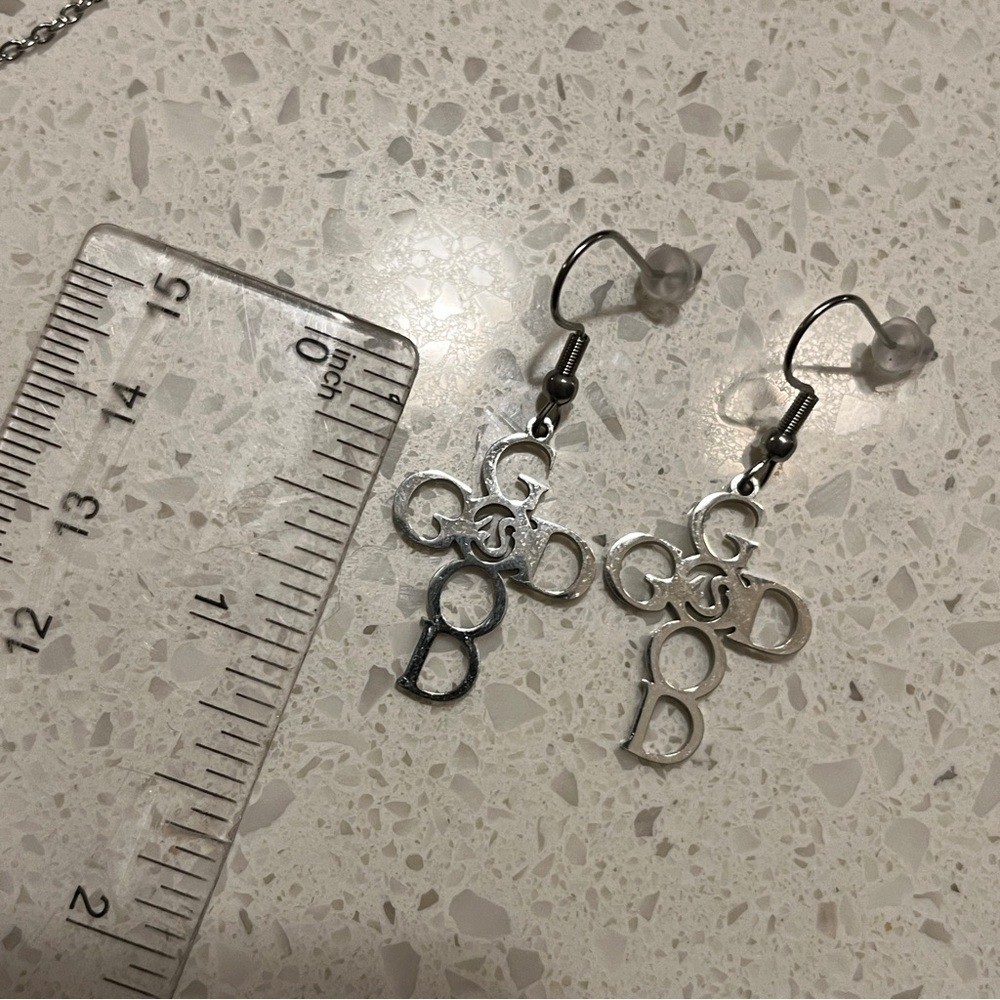 “God is Good” stainless steel jewelry Set – necklace, earrings, bracelet