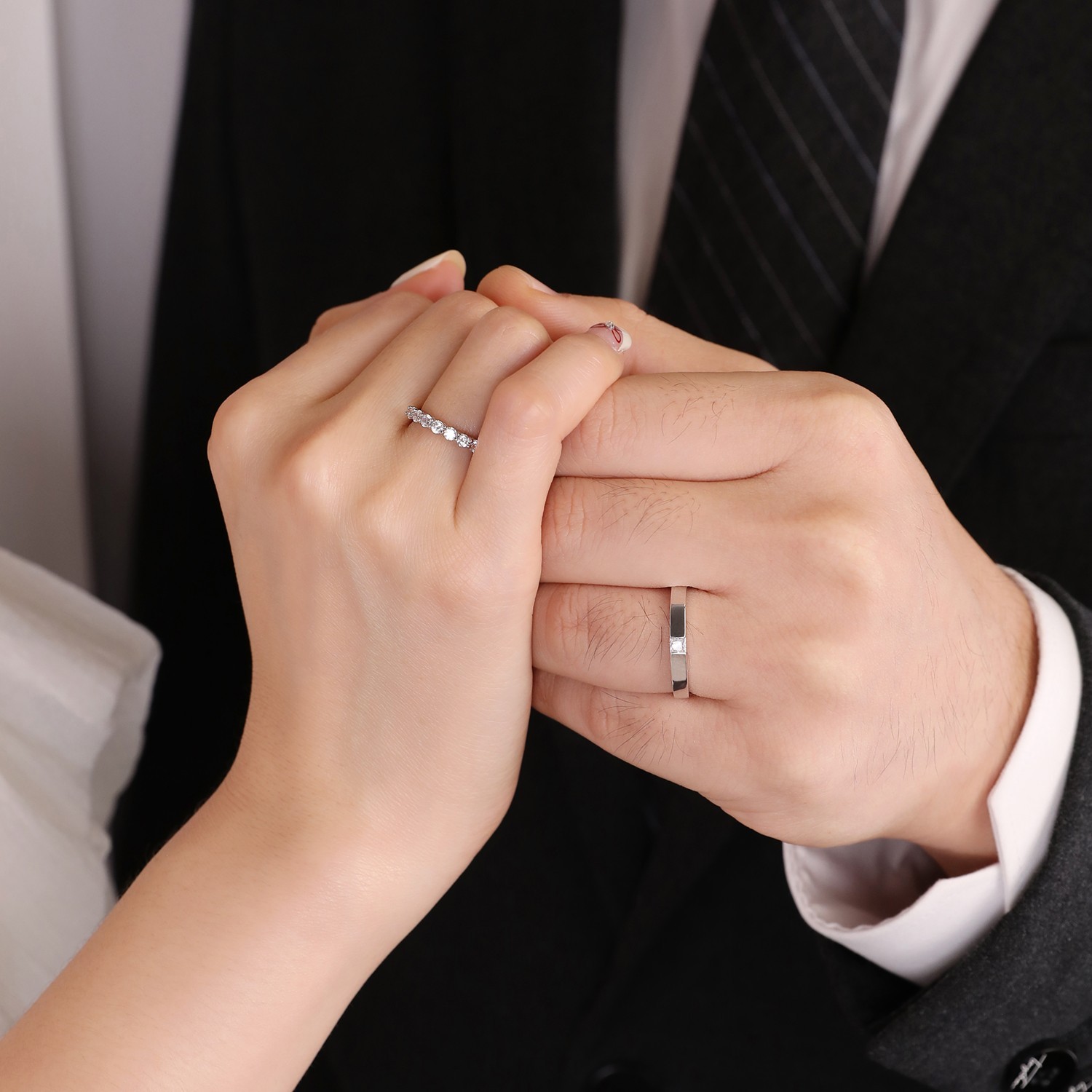Meissa Engagement Rings for Women Couples Matching Sterling Silver Couple Rings