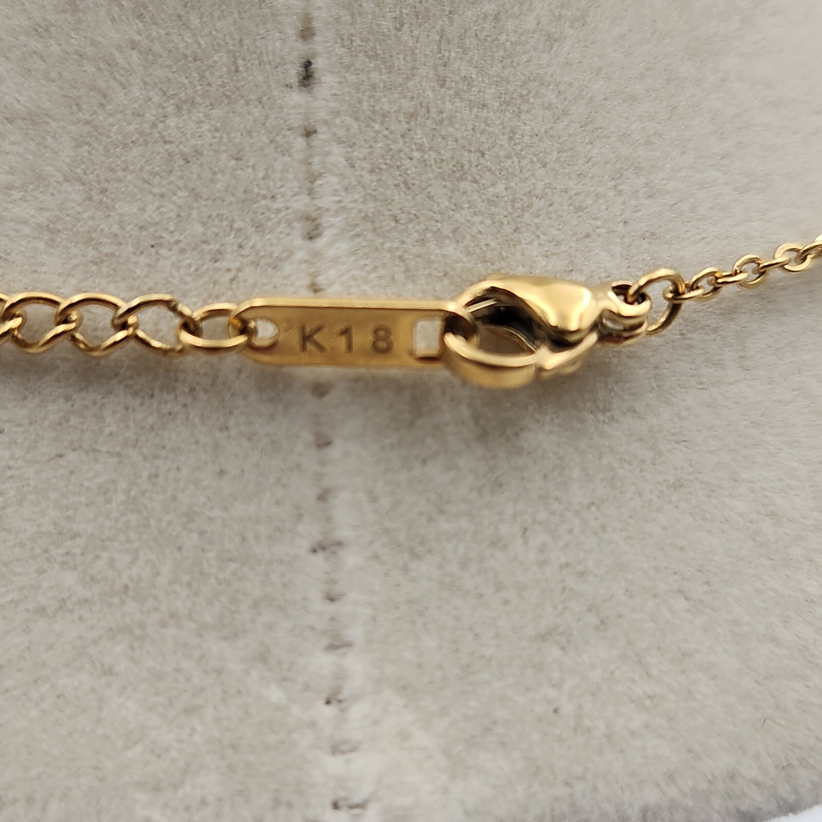 18k Gold Plated Chain Whit Letter S Pendant Necklace