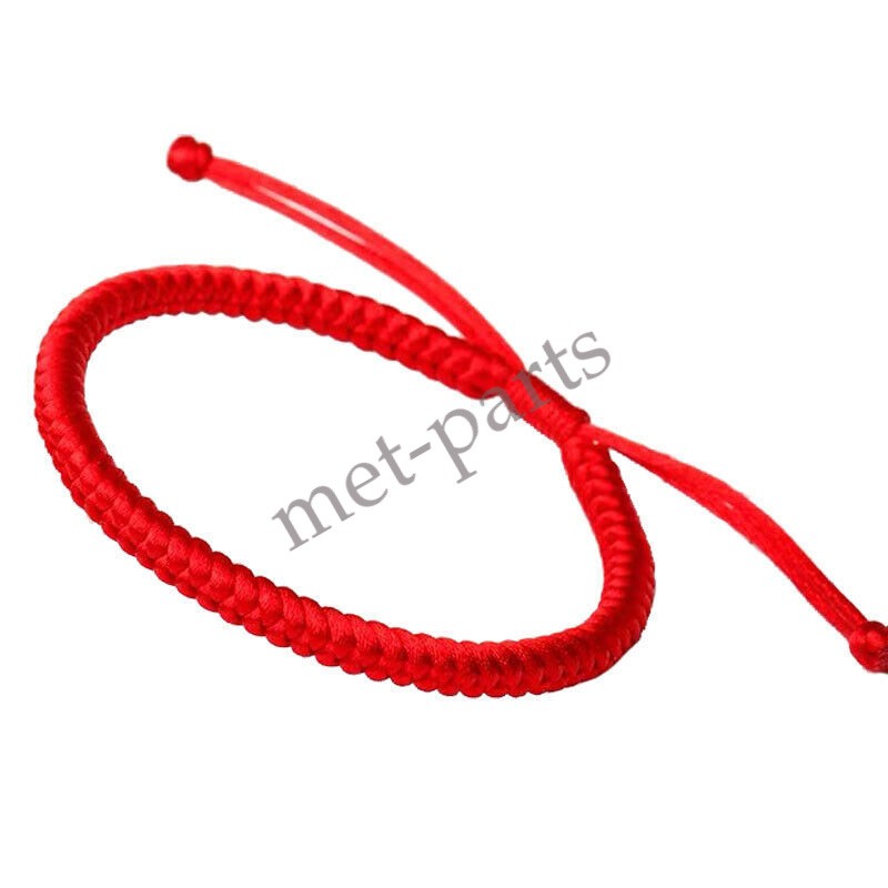 Pop 1pcs Lucky Red Cord Bracelet Amulet Protection Knitted Rope For Man Woman
