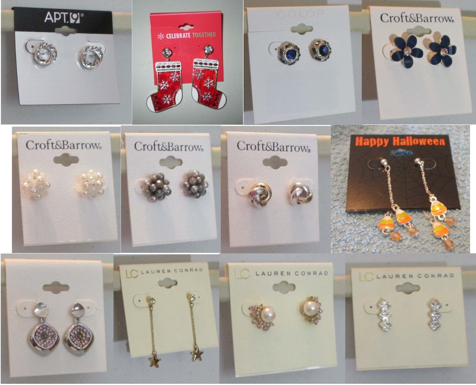 Quality Fashion Earrings Fish Hook-Lever Back- Hoops-Studs-Sets NEW 65 Options