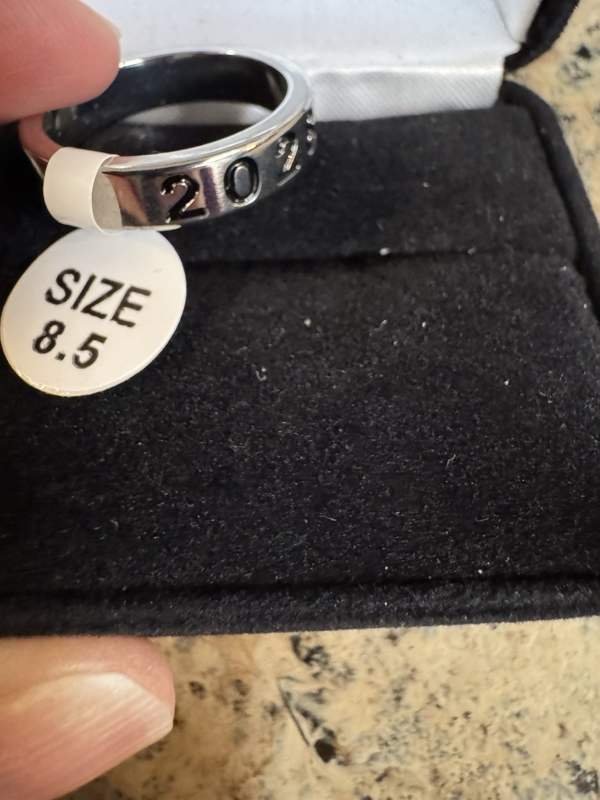 2028 JOSTENS “Companion” Class Ring Band Graduation Ring 2028 size 8.5 New