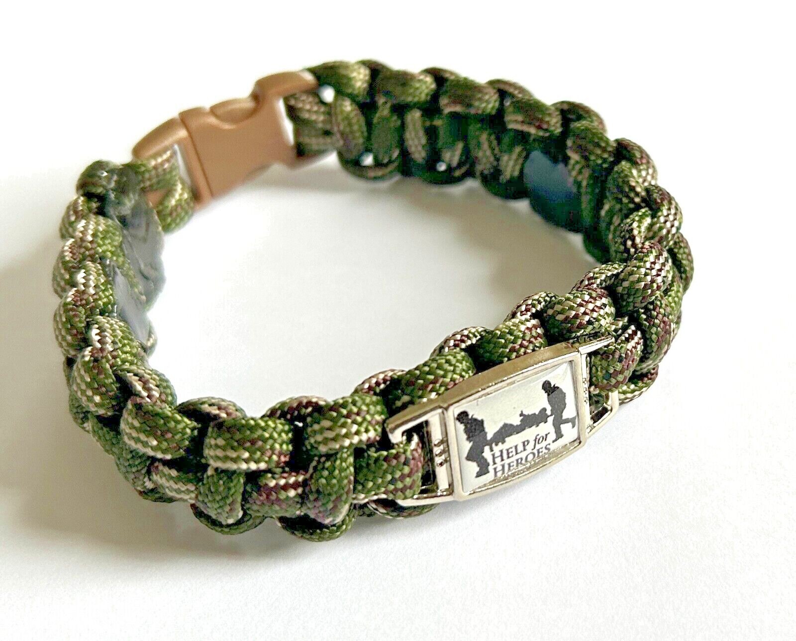 NEW COLOURS ADDED: Help For Heroes/Stretcher Bracelet (4 Sizes/7 Colours)