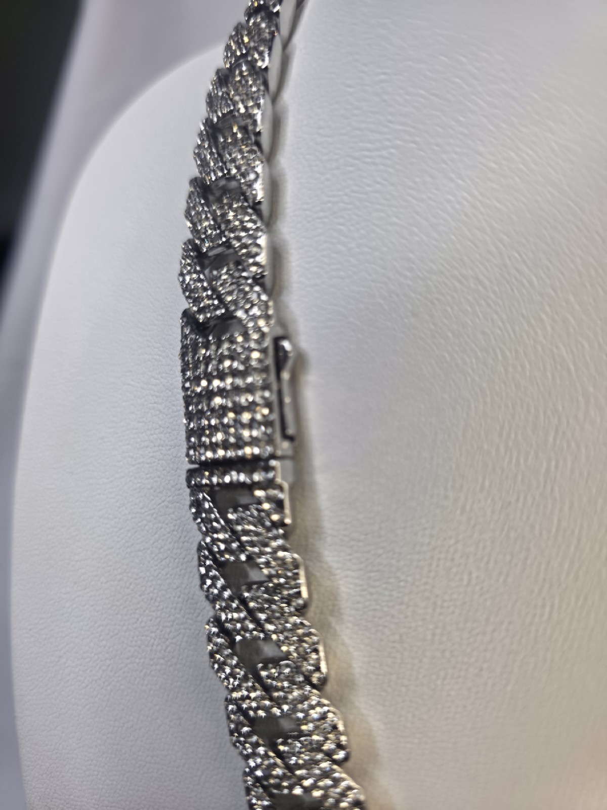 24” Iced Out Cuban Link Chain Heavy Solid Look Mens Hip Hop Necklace