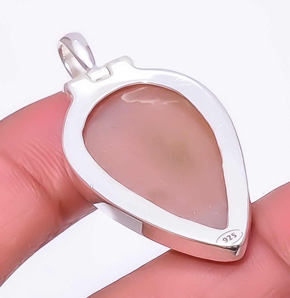 Moonstone – Sri Lanka 925 Sterling Silver Pendant 1.64″ P972915, Christmas Gift