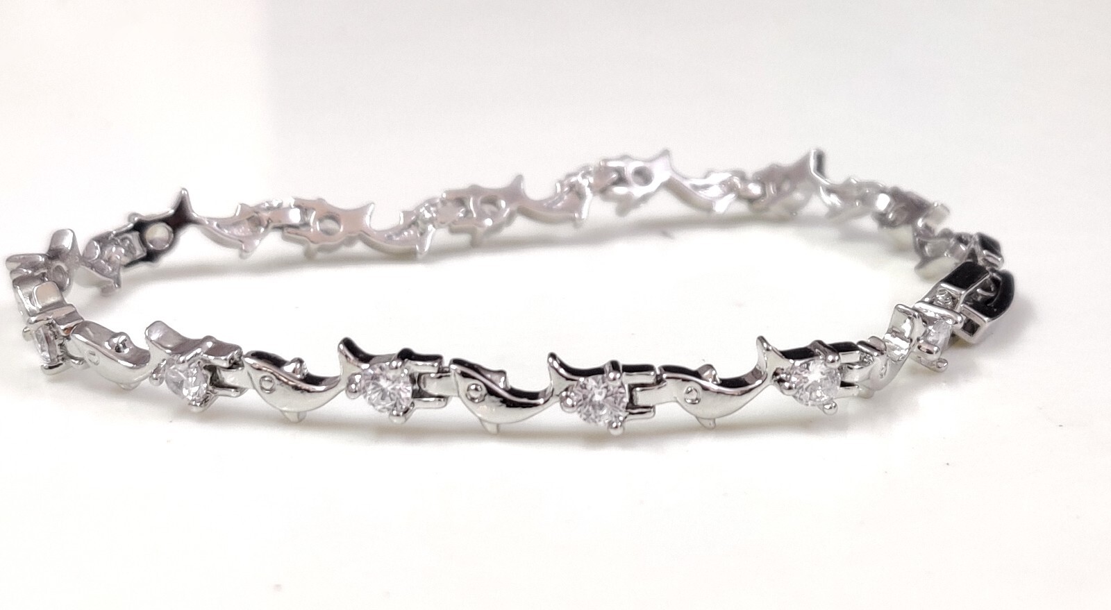 Beautiful Zircon Quartz Round Cut Show Stopper Handmade Jewelry Bracelet 7″