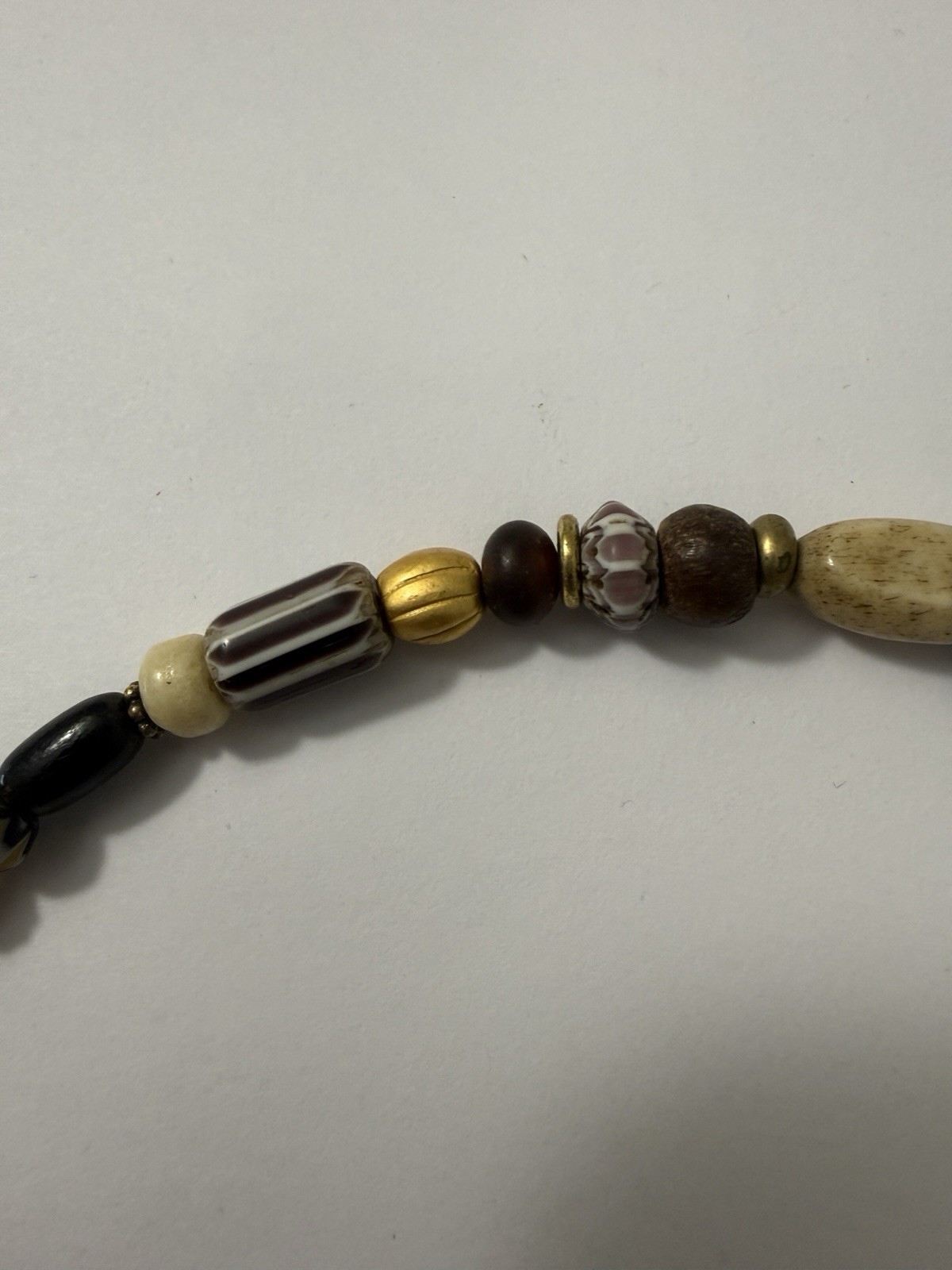 Multicolor Beaded Necklace with Hook Closure