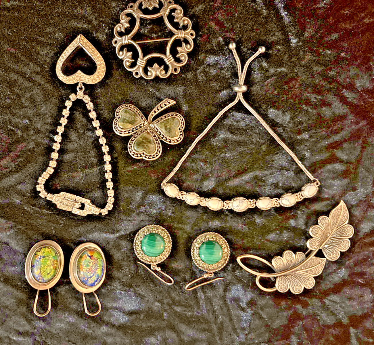 Mixed Lot, 7 Items Most Sterling All In Very Good Shape. Tested/Marked Exc Cond