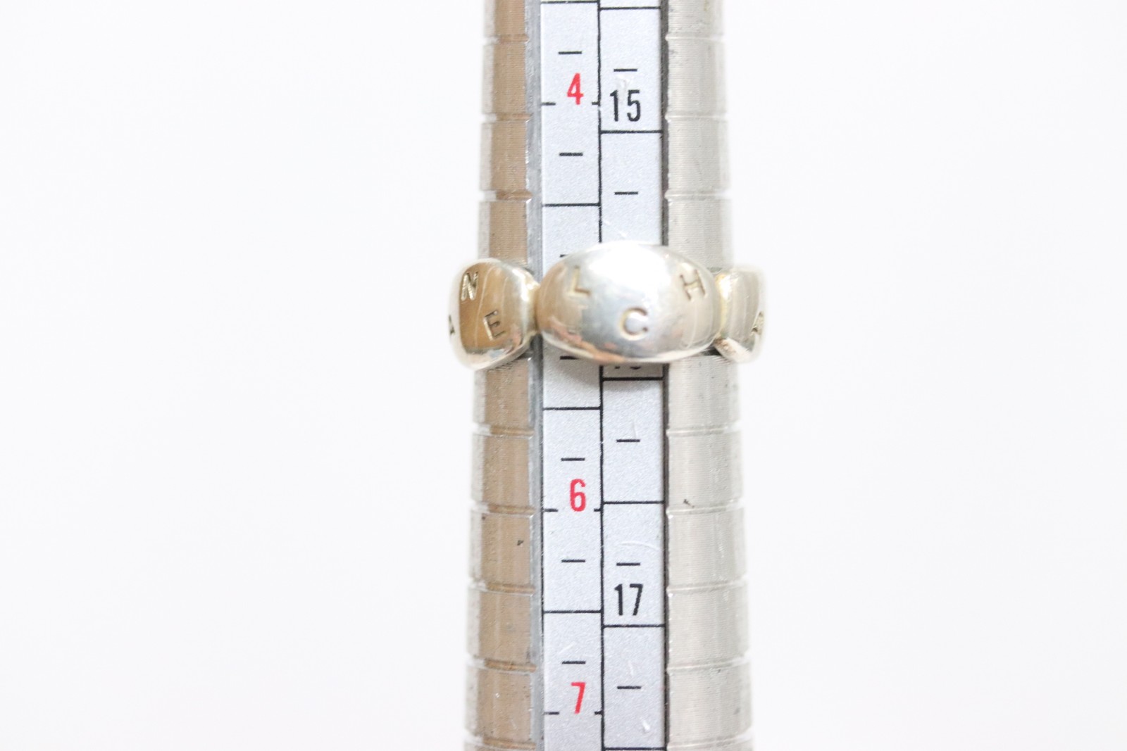 Chanel Silver 925 Ring US5 With Case From Japan 218 6430199