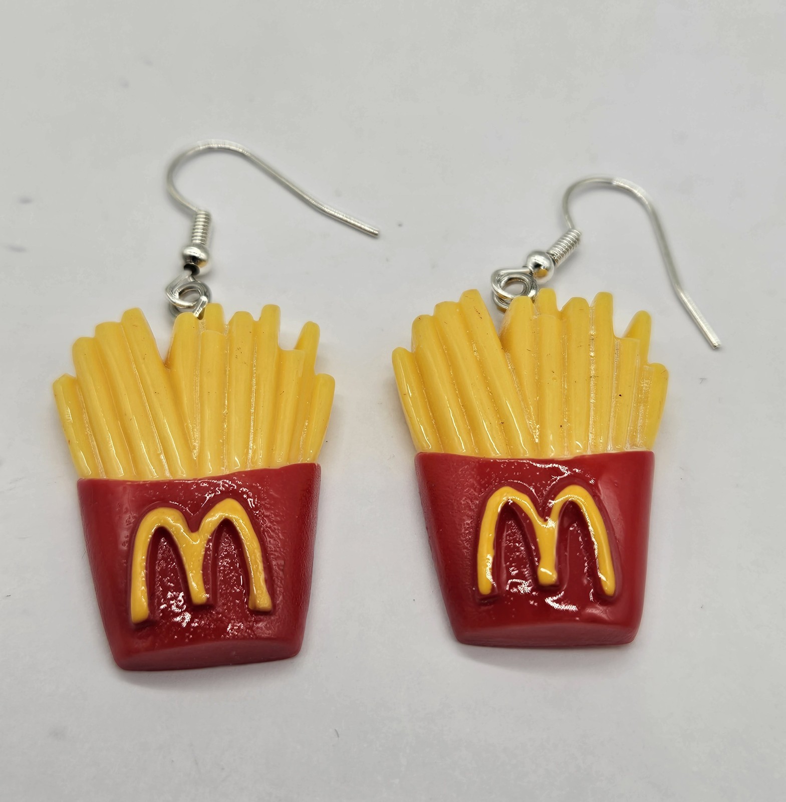 Women’s Fashion Novelty Jewelry Custom Resin Earrings Fast Food Fries RE1