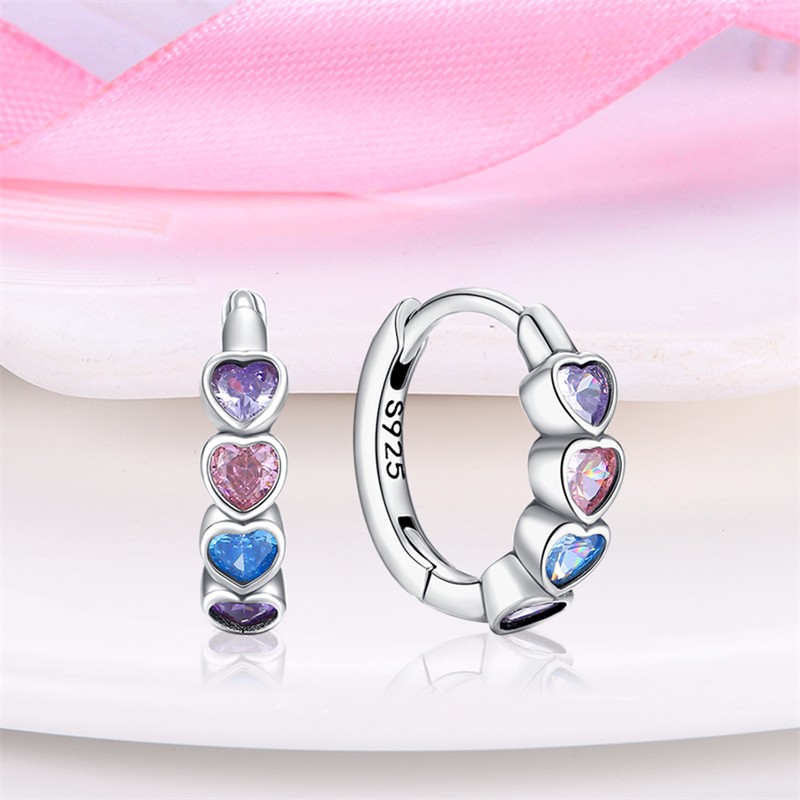 PANDACH 925 Sterling Silver Tiny Honey Bee Huggie Hook Earrings For Women Gift