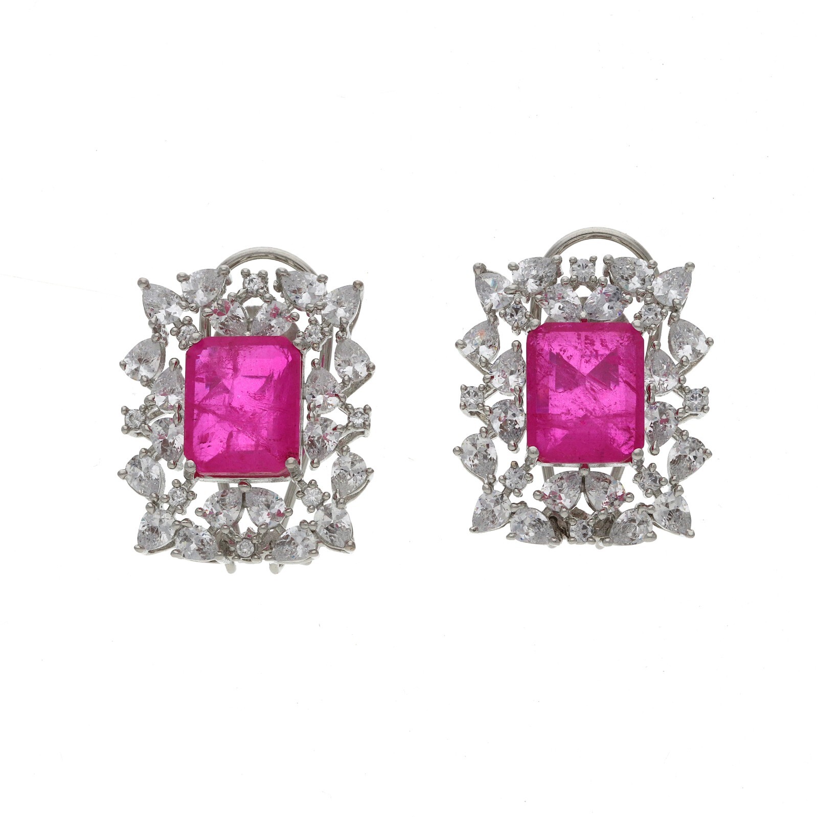 Luxurious Cubic Zirconia for Earrings with Brilliant CZ Accents