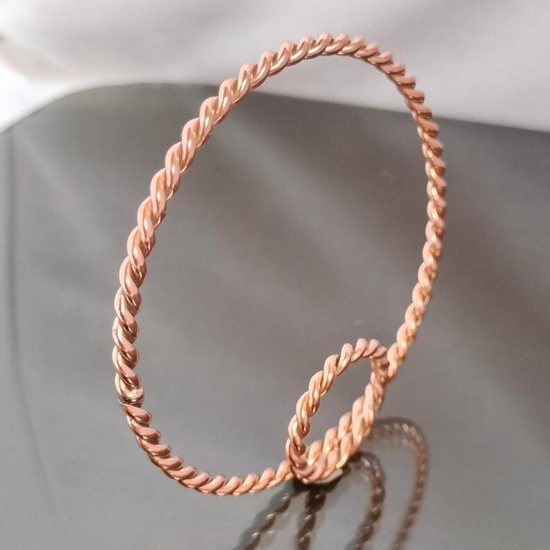 Copper Magnetic Bracelet Arthritis Pain Therapy Energy Cuff Bangle Men & Women