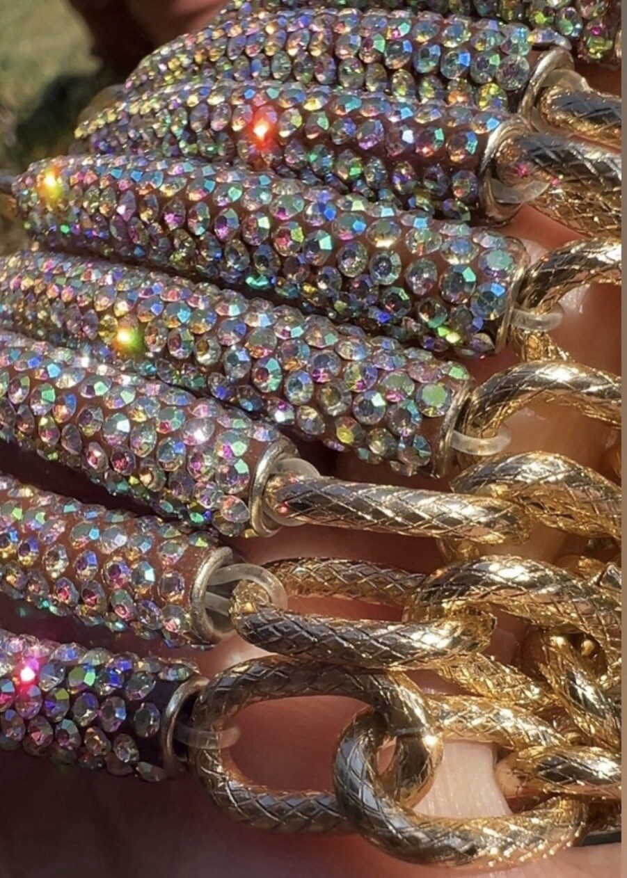 NEW! ERIMISH BRACELET- Choice Of 1 – Glitterbar Gold Chain Regular Or Extended