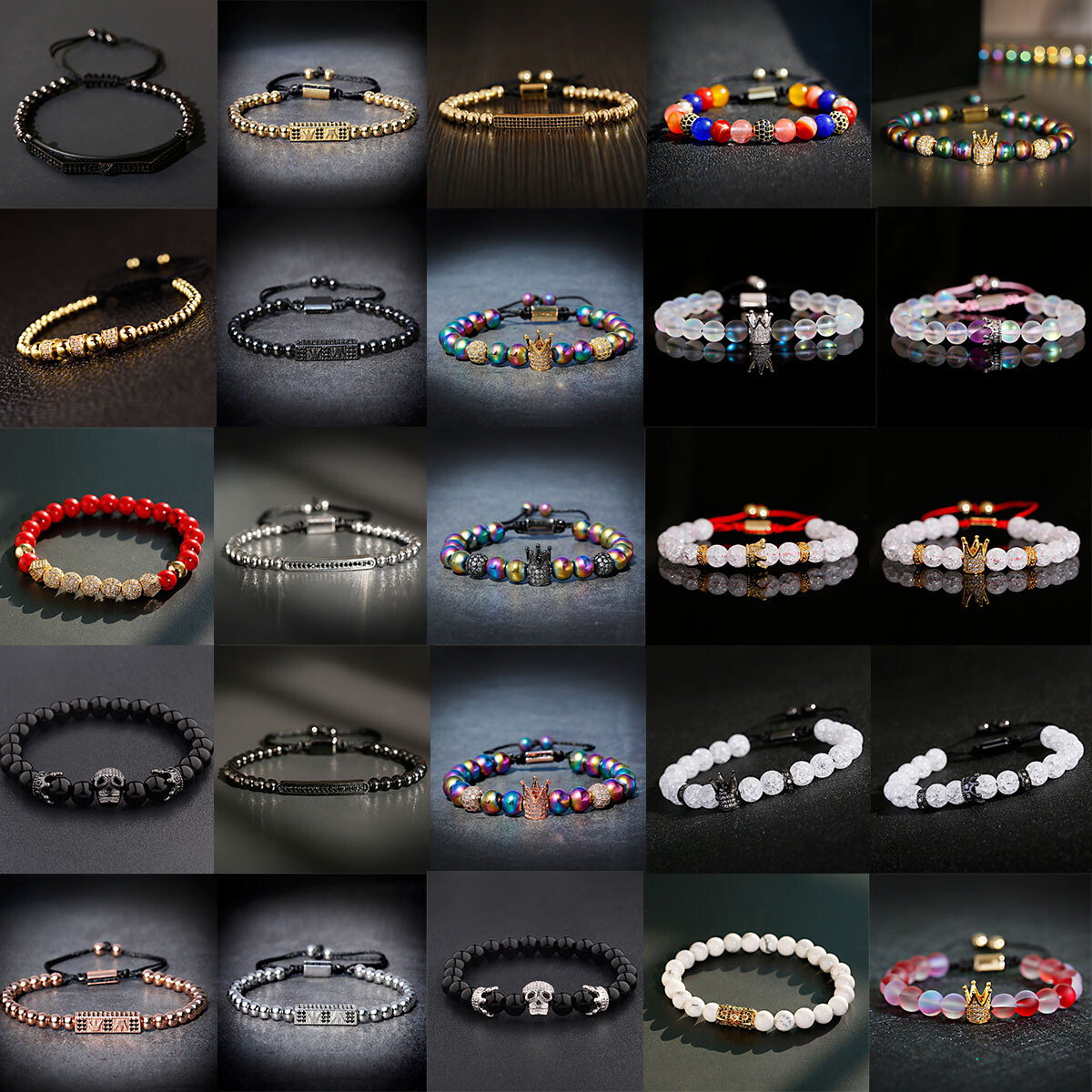 30Pcs A Lot Luxury Gold Copper Bracelets Stackable Braided Bangle Wholesale Gift