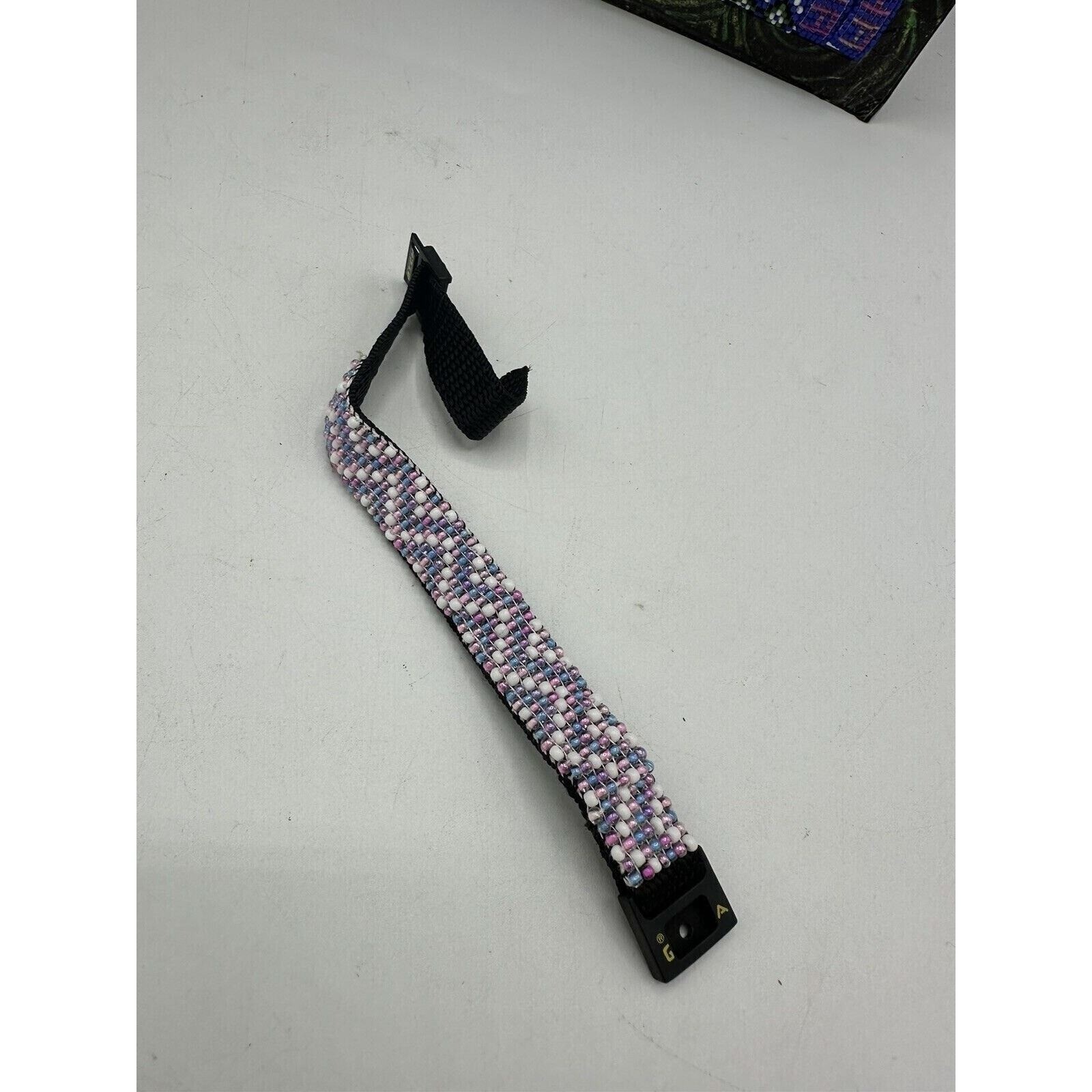 Vintage Gotcha Bracelet Adult Unisex Surf Skate Braided Wrap Multi 80s 90s